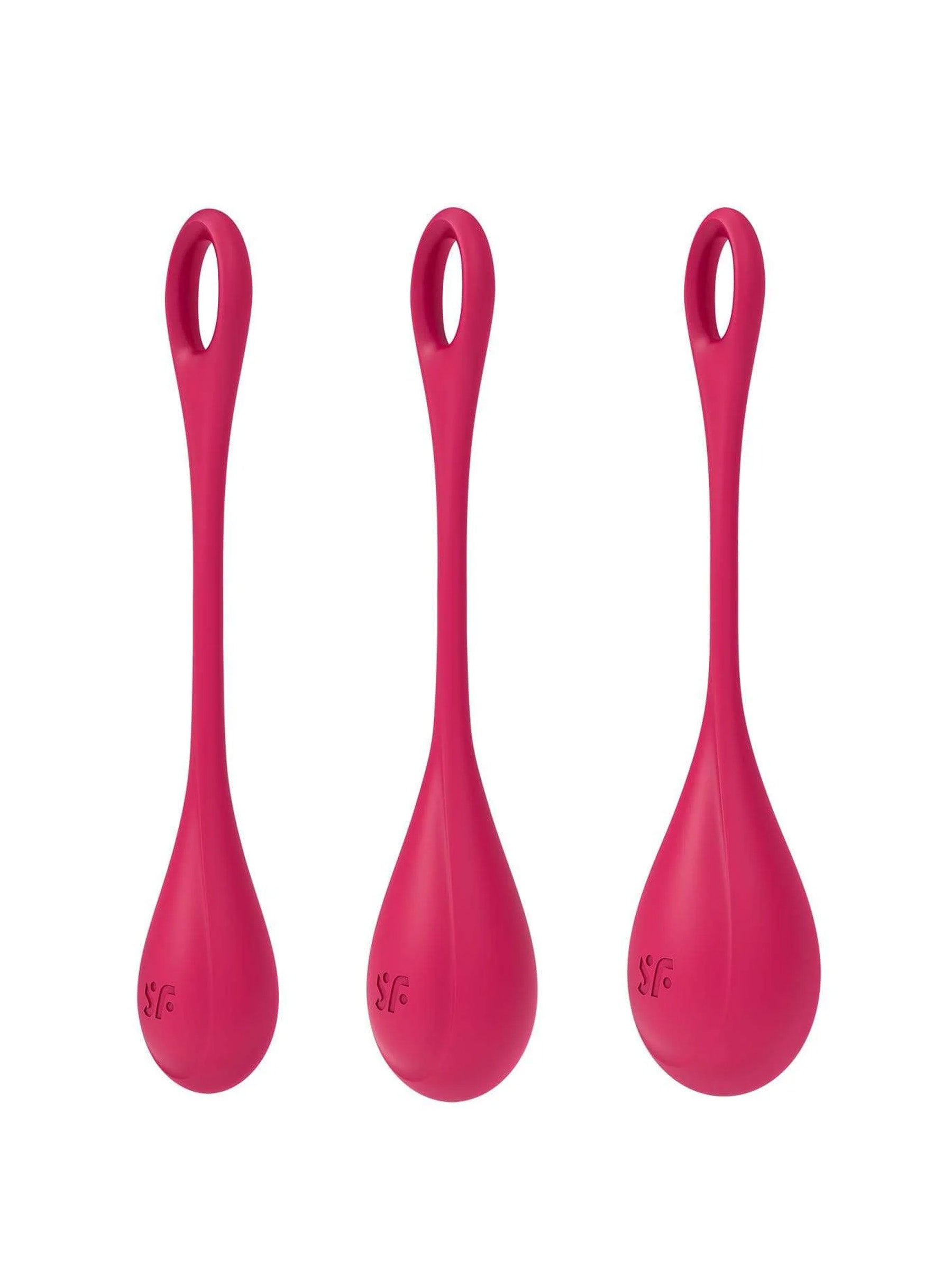 Satisfyer Yoni Power 1 Set - Kegel Exercise Balls - Red