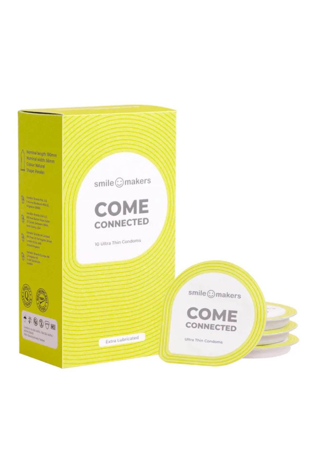Smile Makers Come Connected Condoms - 10 Pack