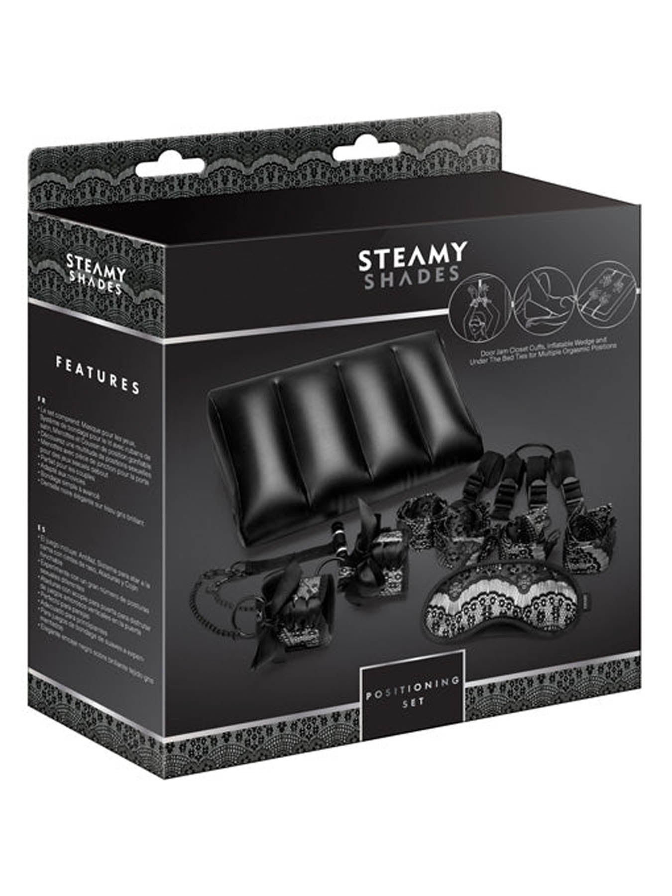 Steamy Shades Bedroom Bliss Positioning Set