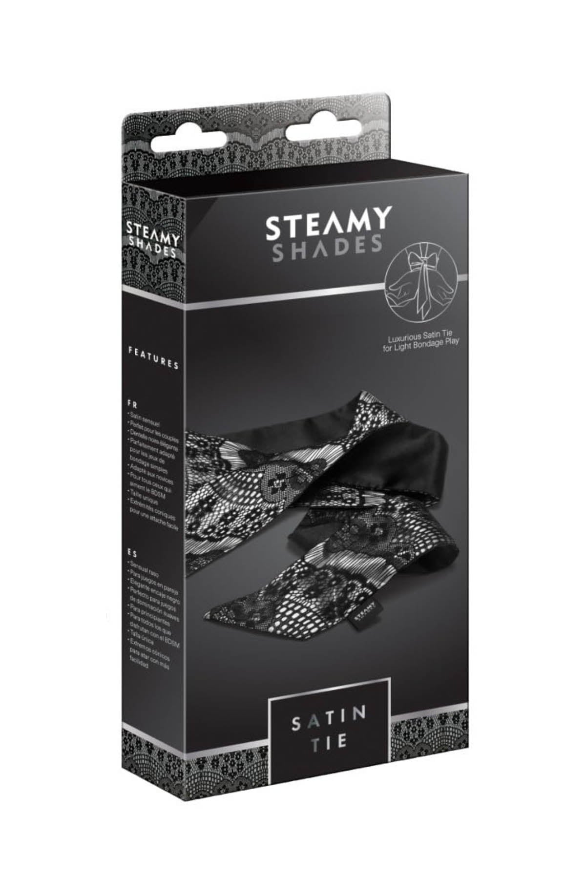 Steamy Shades Satin Tie