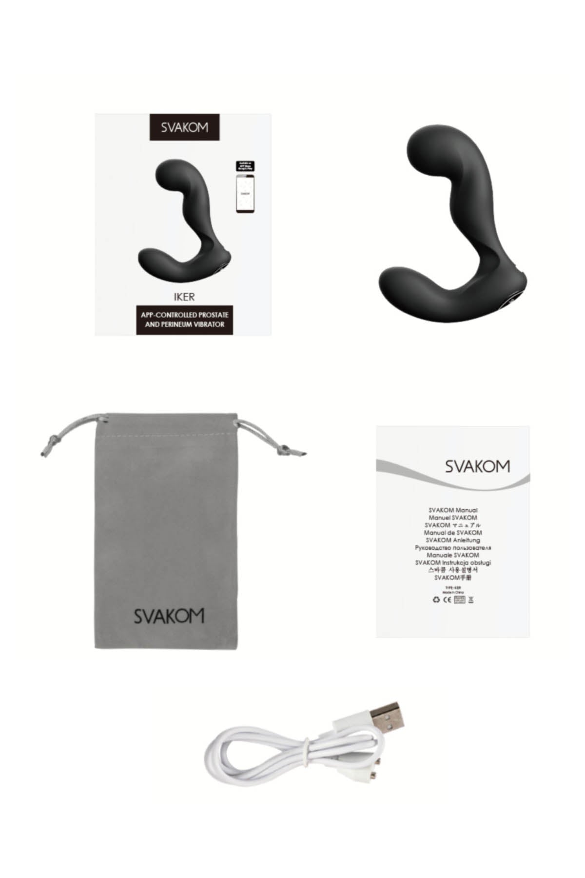 Svakom Iker - App-Controlled Prostate Perineum Vibrator