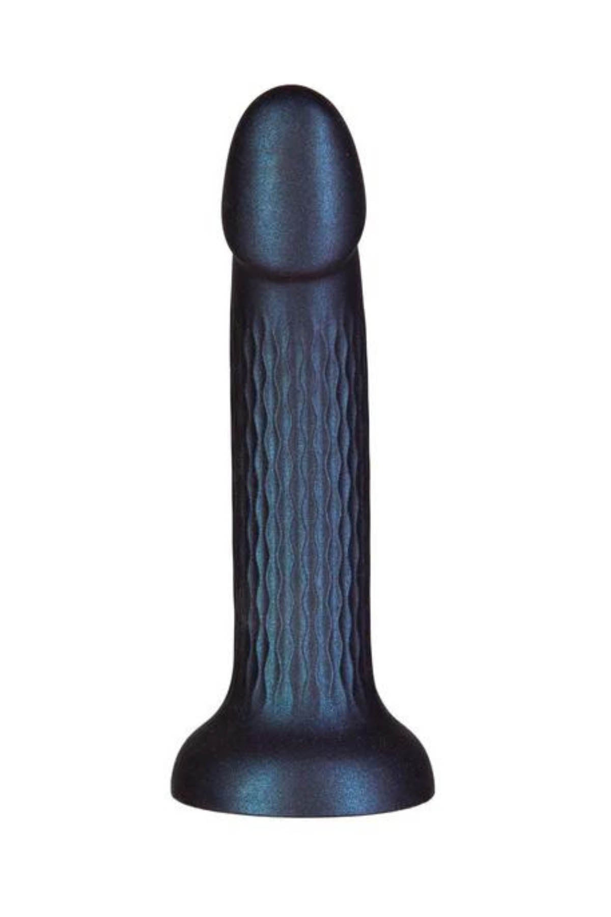 Swan Fantasy Siren Shimmer Suction Dildo - Blue