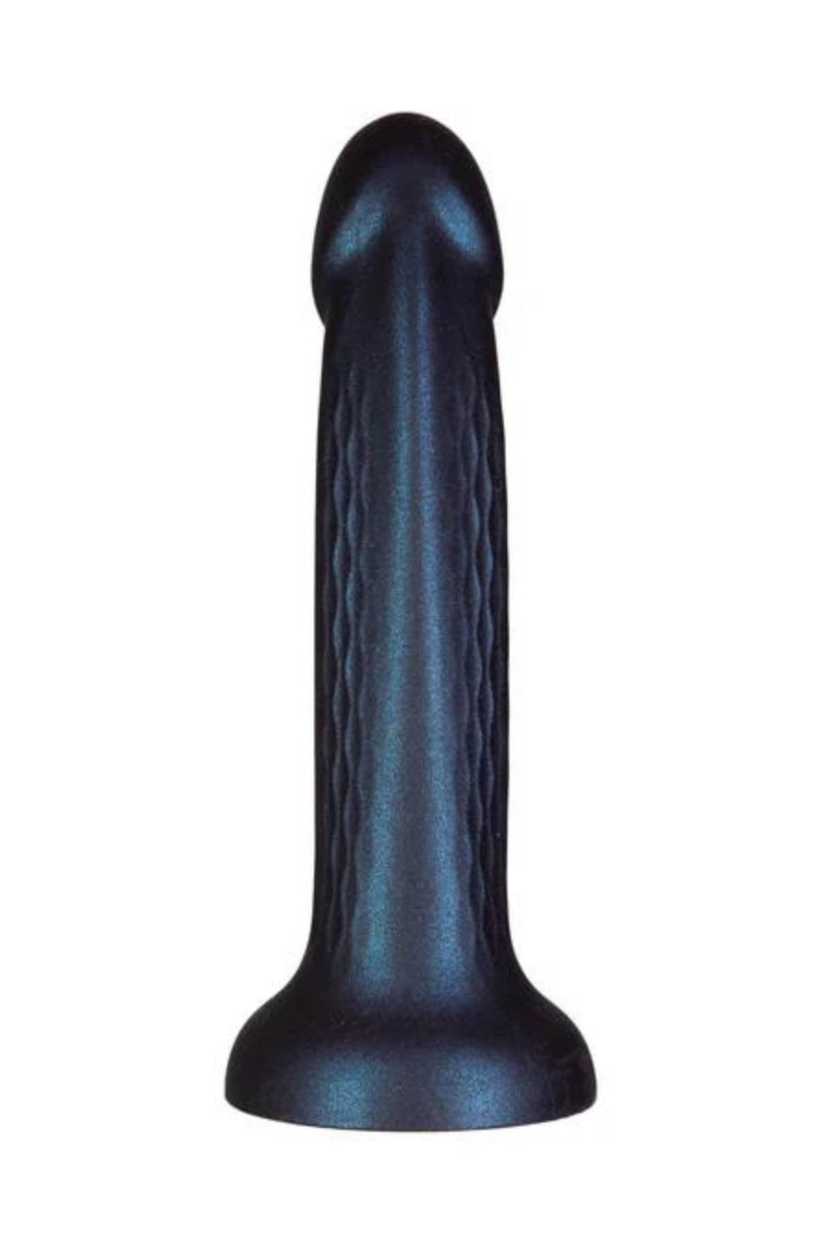 Swan Fantasy Siren Shimmer Suction Dildo - Blue