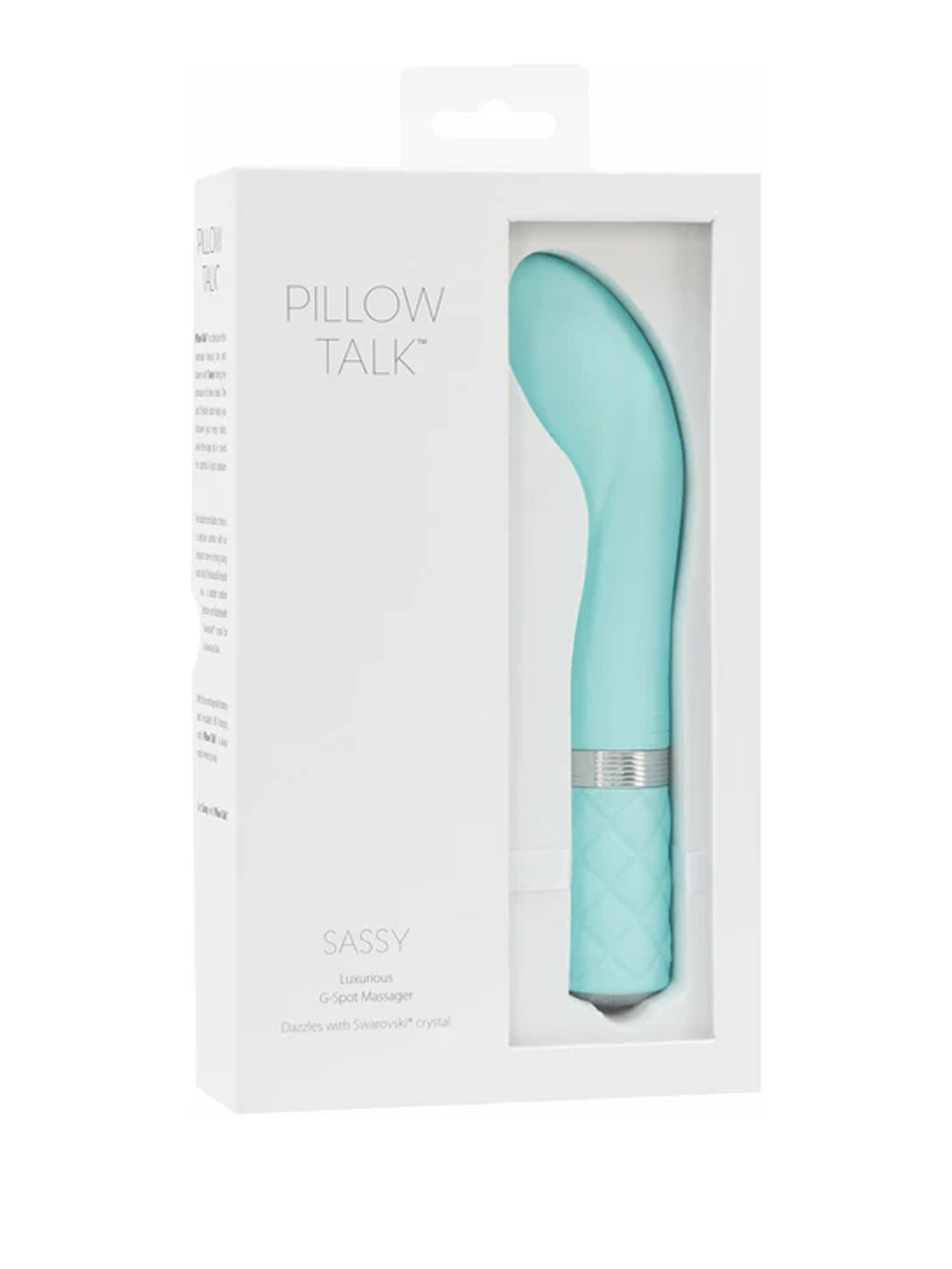 Swan Pillow Talk Sassy Swarovski - Teal