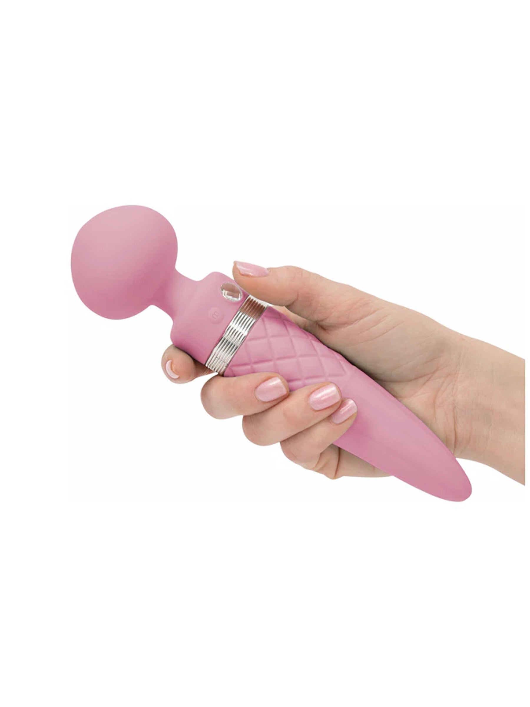 Swan Pillow Talk Sultry Dual Massage Wand - Pink