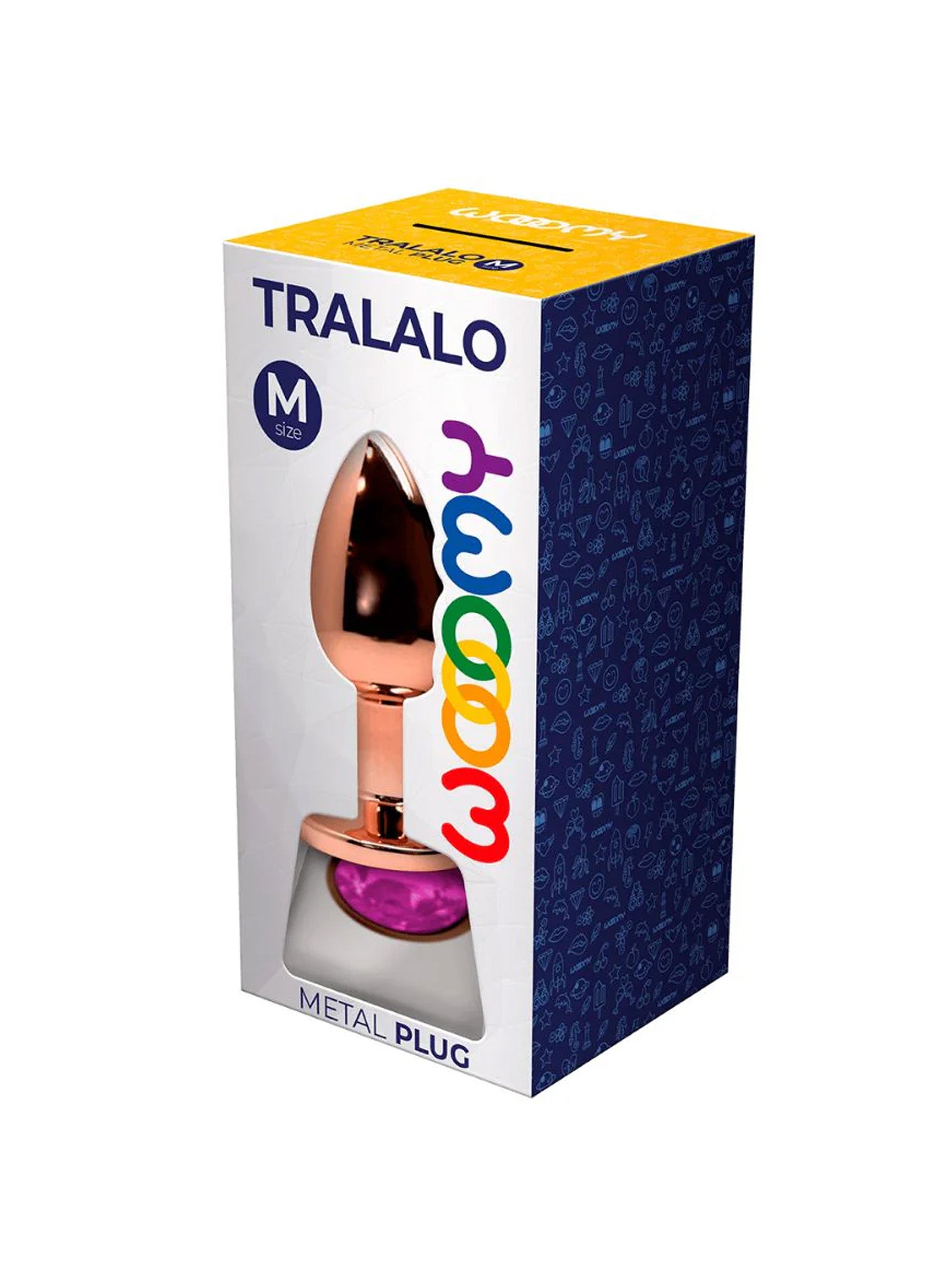 Wooomy Tralalo Metal Plug M - Rose Gold Magenta