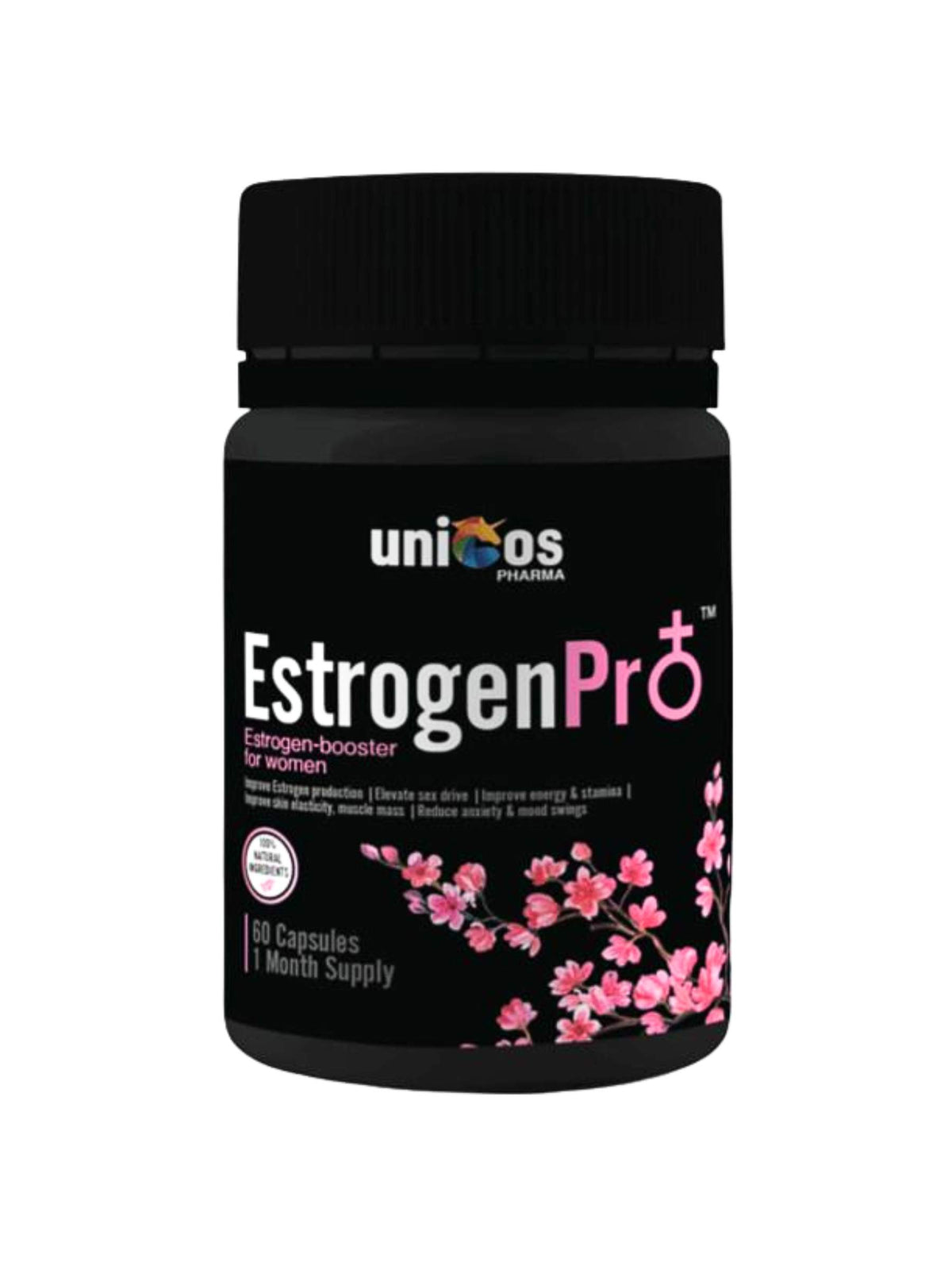 Unicos Estrogen Pro for Women - Oestrogen Support - 60 Capsules