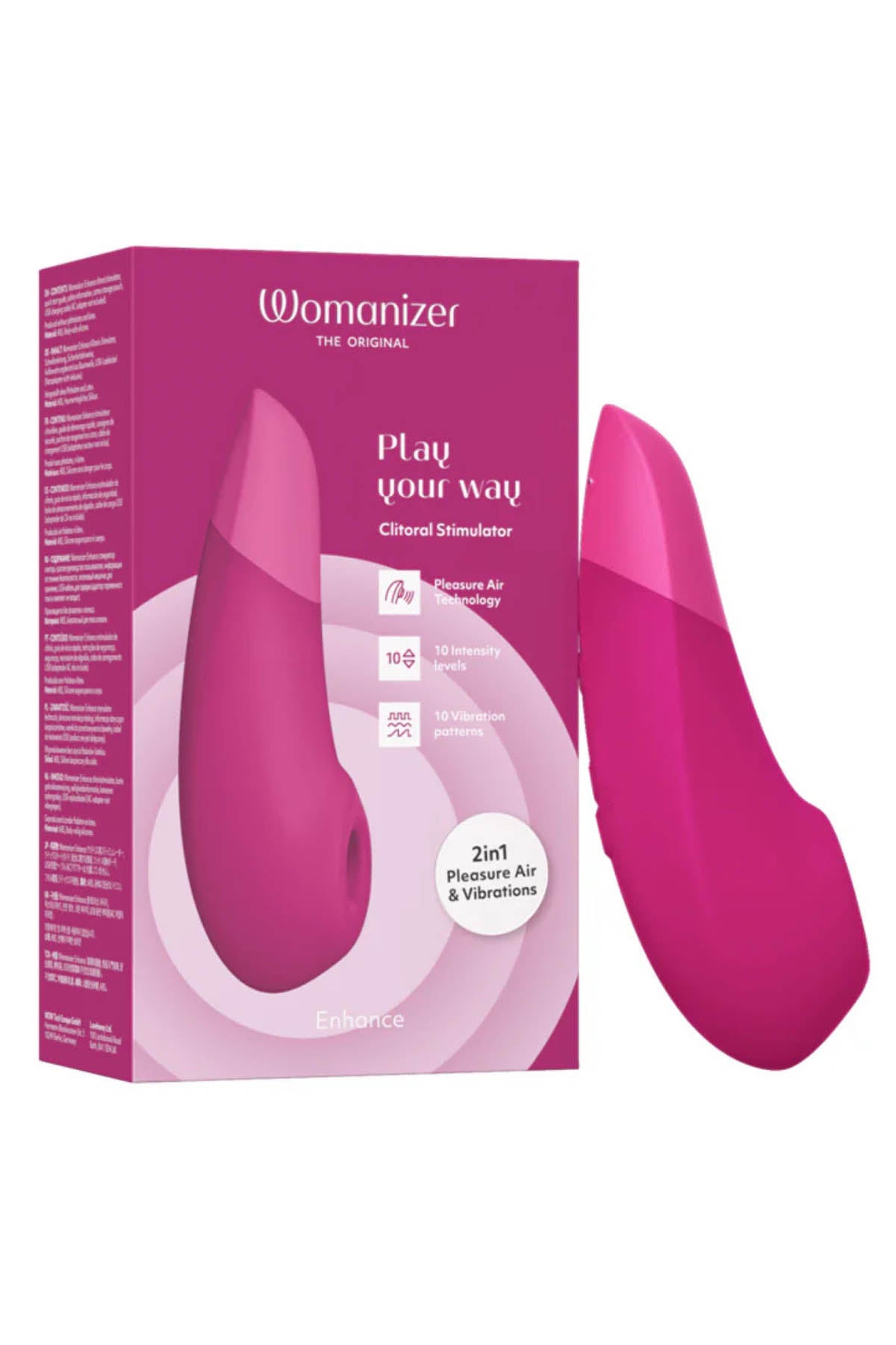 Womanizer Enhance - Clitoral Stimulator - Vibrant Pink
