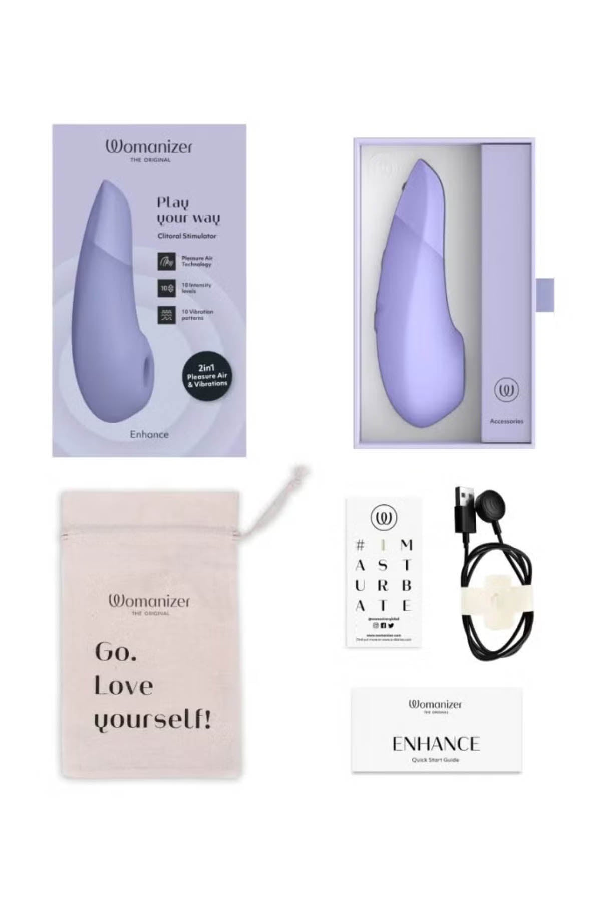 Womanizer Enhance - Clitoral Stimulator - Lilac