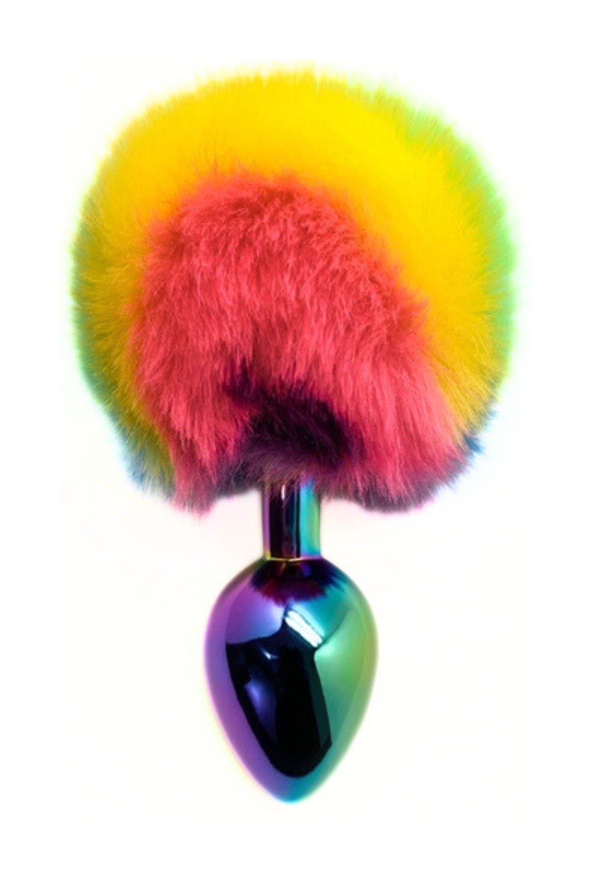 Wooomy Filippi Fluffy Rainbow Anal Plug