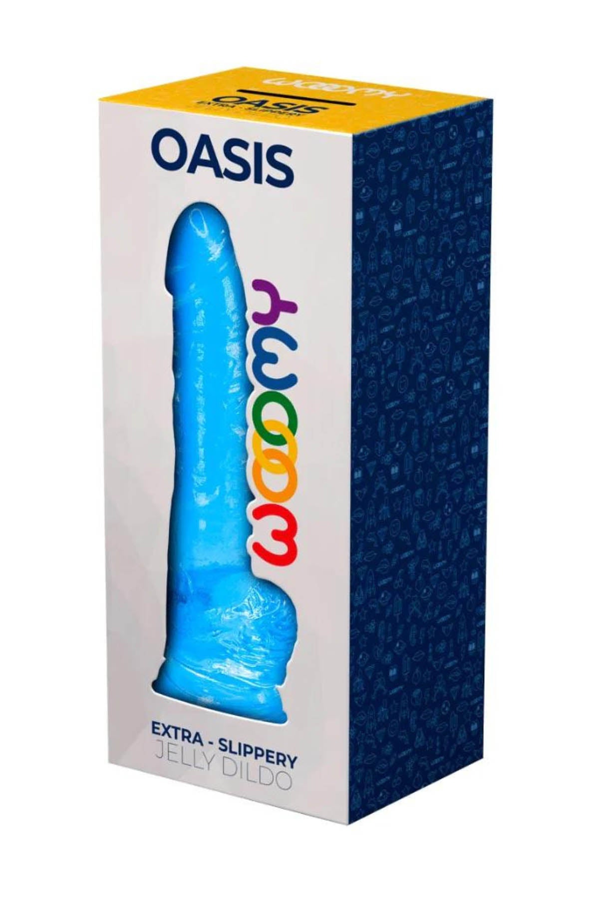 Wooomy Oasis 8 inch - Realistic Suction Cup Dildo