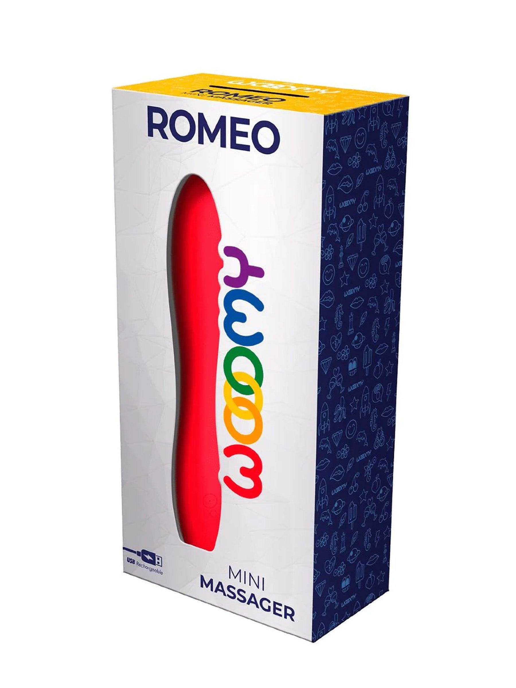 Wooomy Romeo Vibrator - Red
