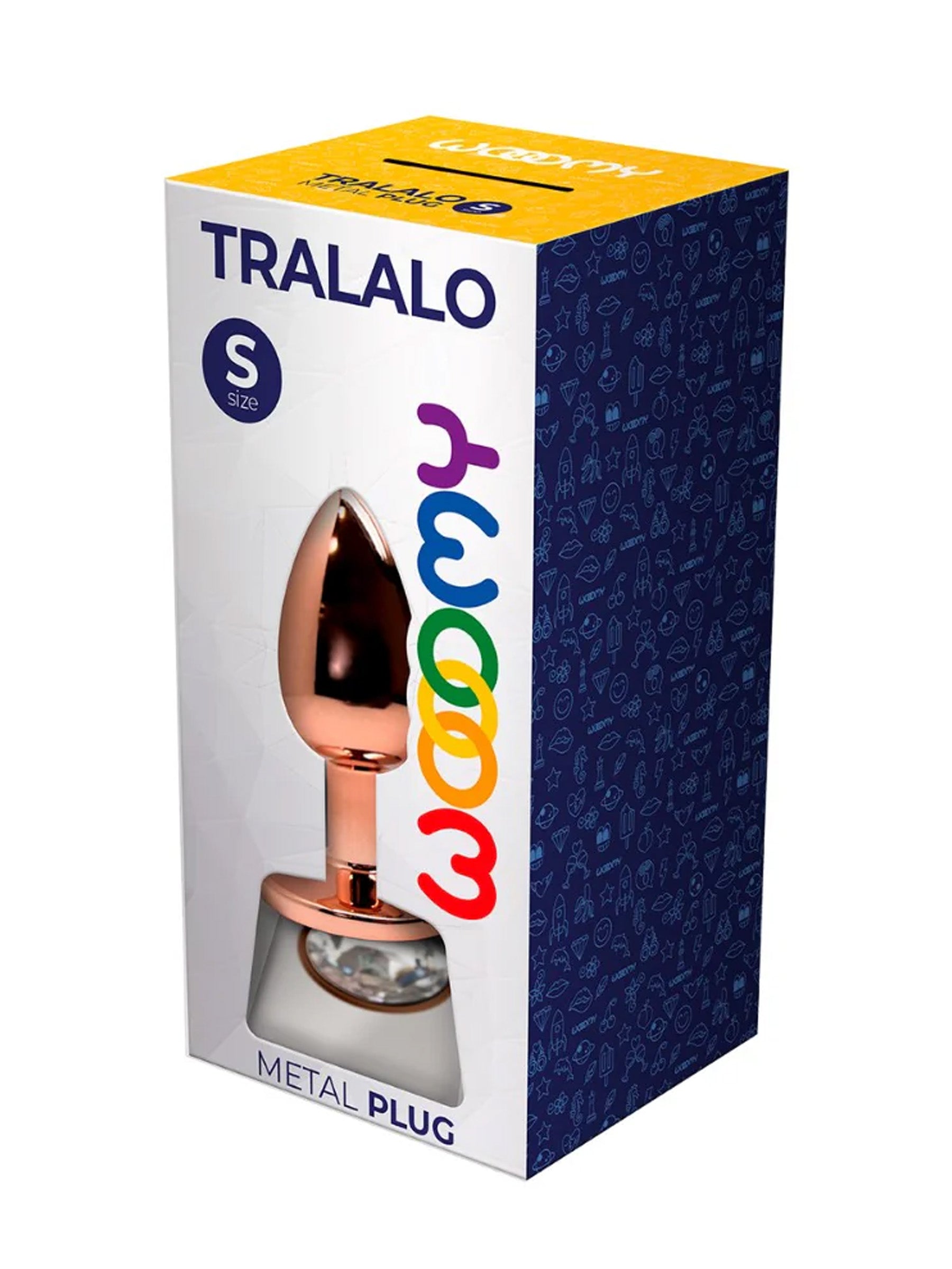 Wooomy Tralalo Metal Plug S - Rose Gold White