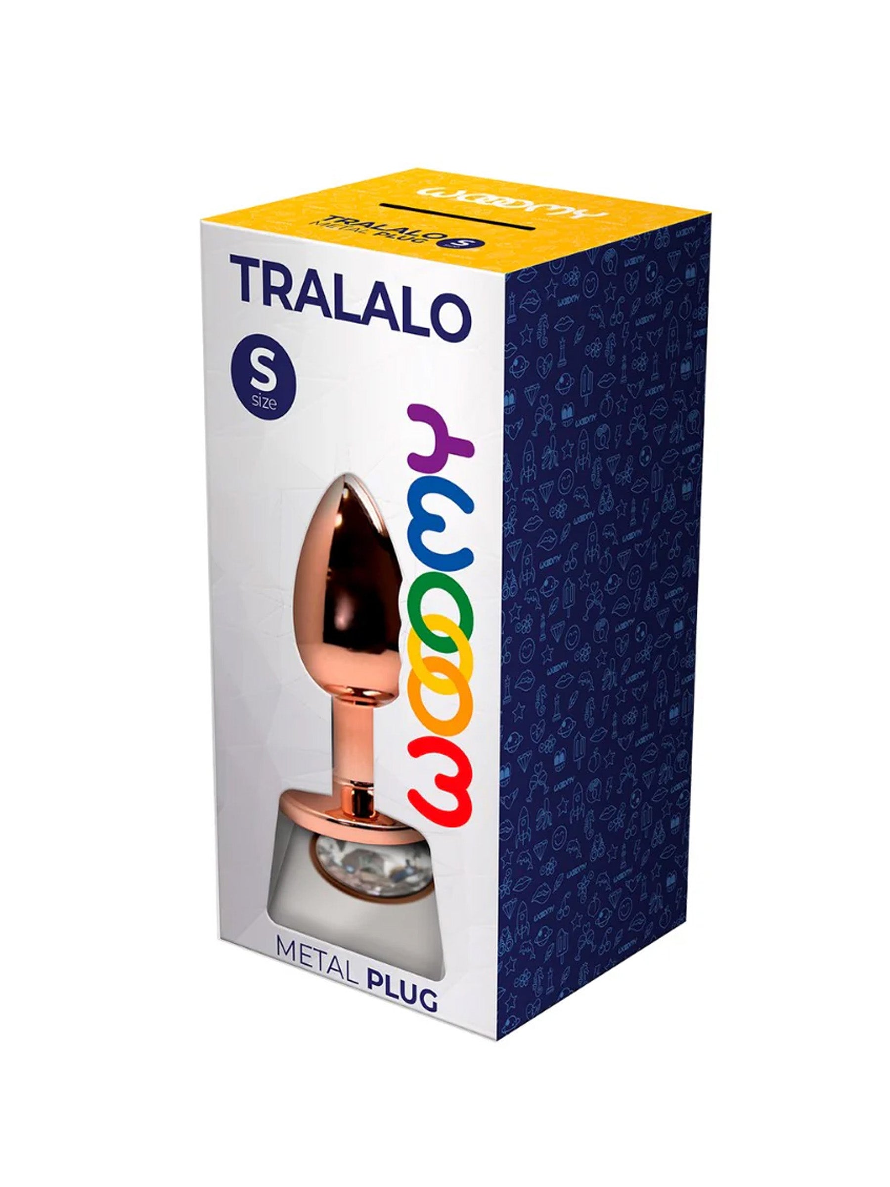 Wooomy Tralalo Metal Plug - Rose Gold White - S
