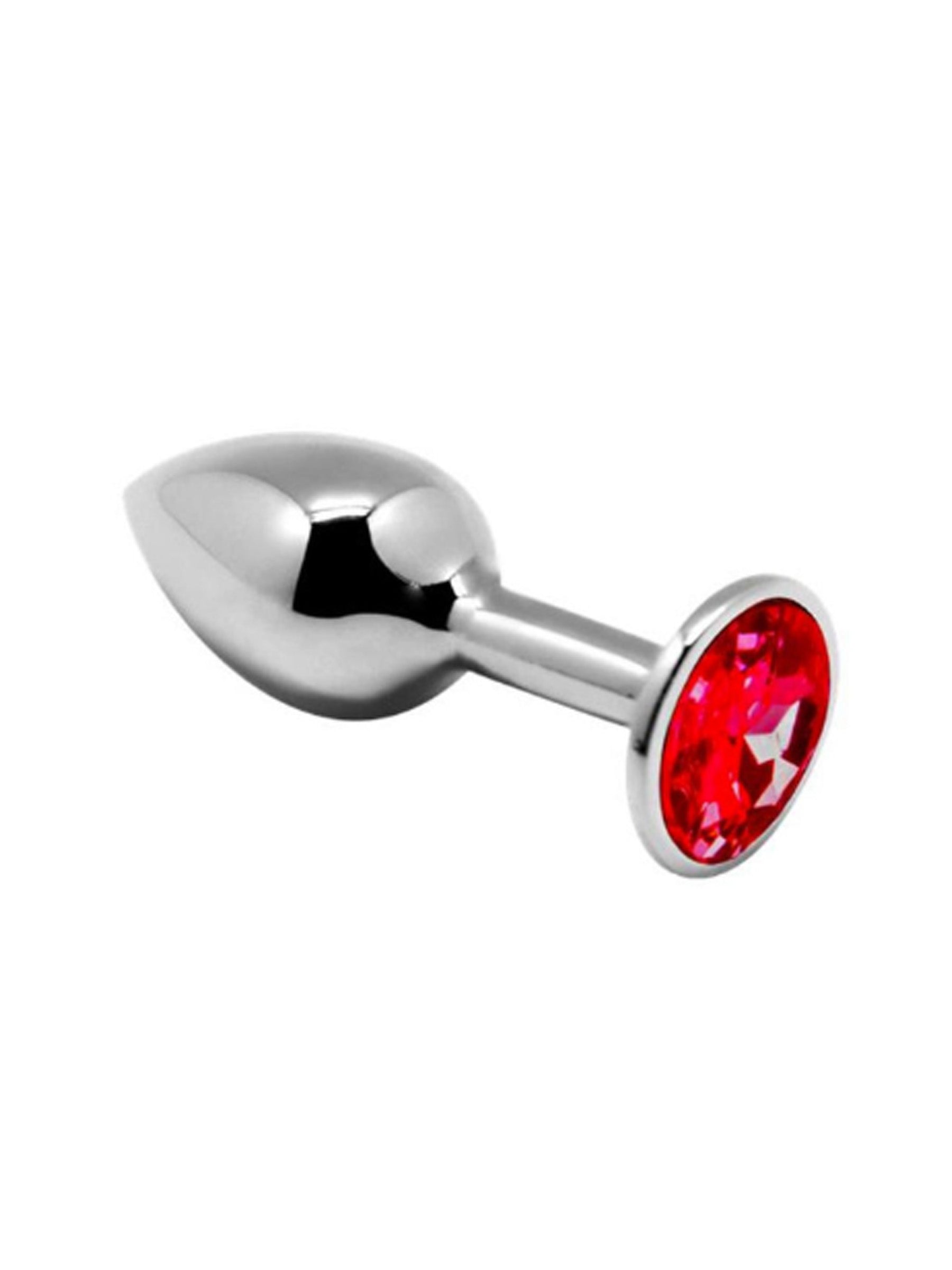 Adrien Lastic Metal Anal Plug - Small - red