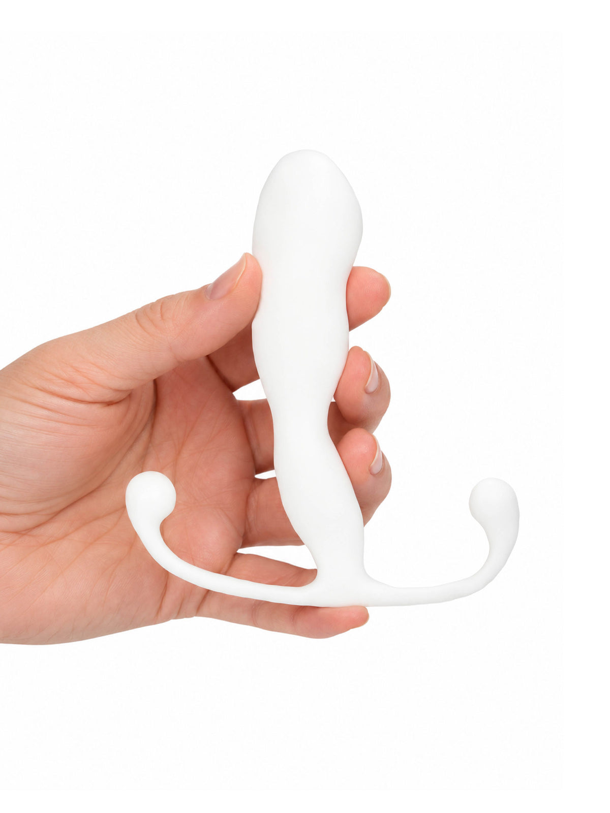 Aneros Helix Trident Series - Prostate Massager - White Silicone