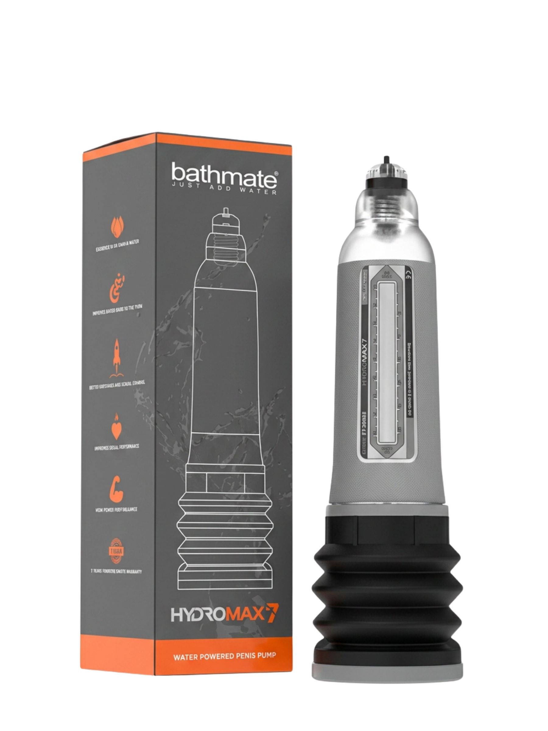 Bathmate Hydromax 7 Penis Enlargement Pump - Clear