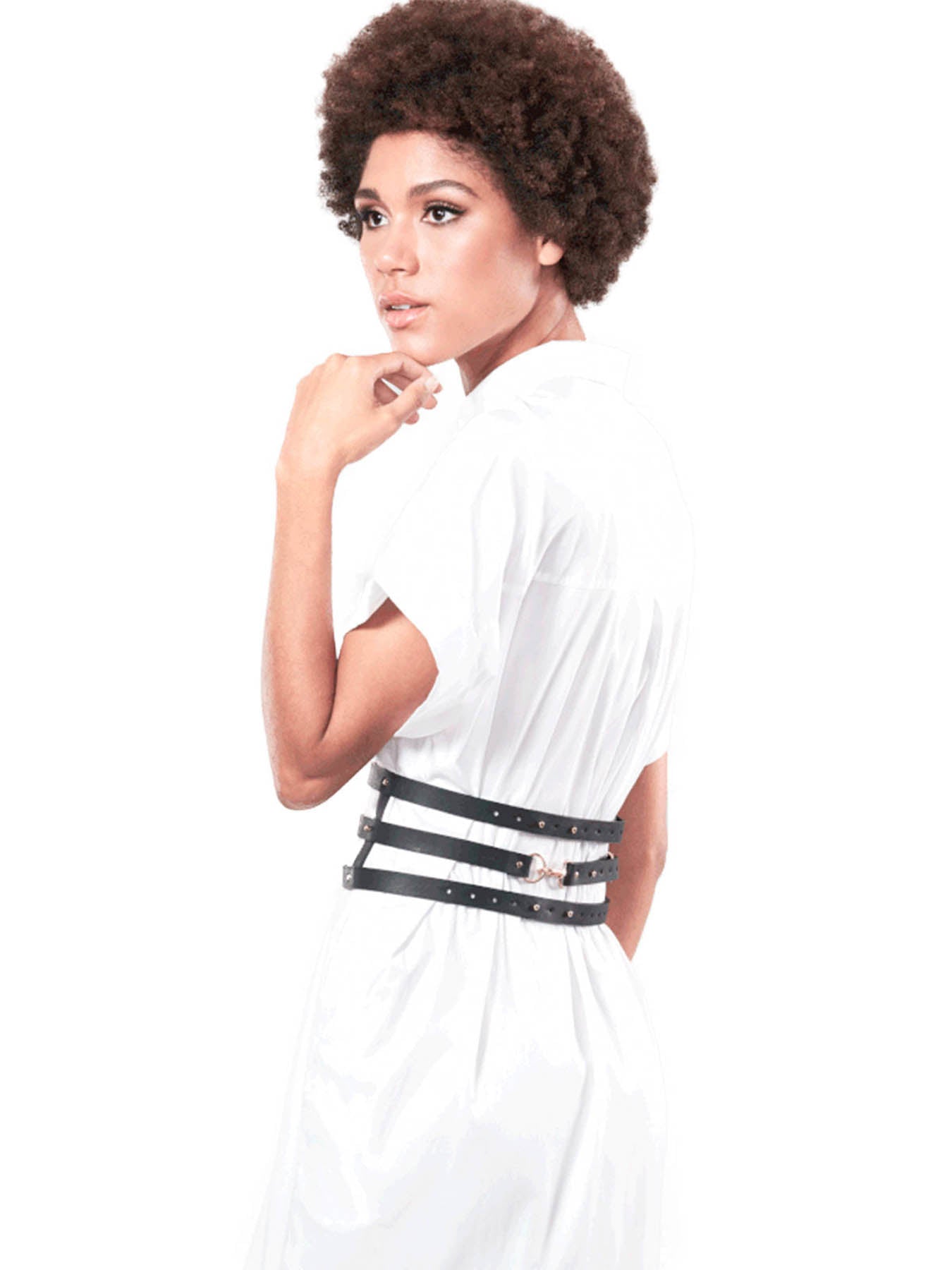 Bijoux Indiscrets Wide Belt & Cuff Restraints