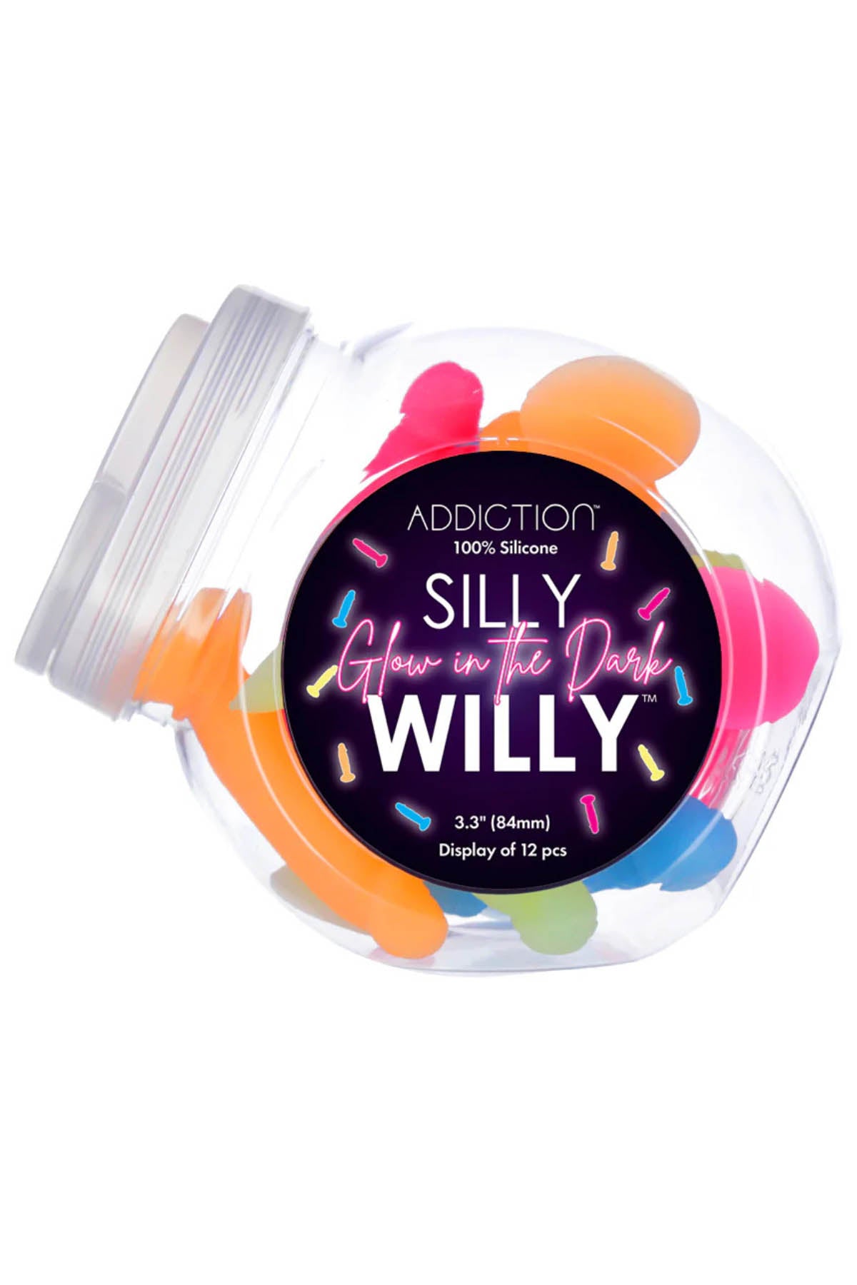 BMS Factory BMS Addiction Silly Willy 3.3 Inch Dildo - 12 Pack