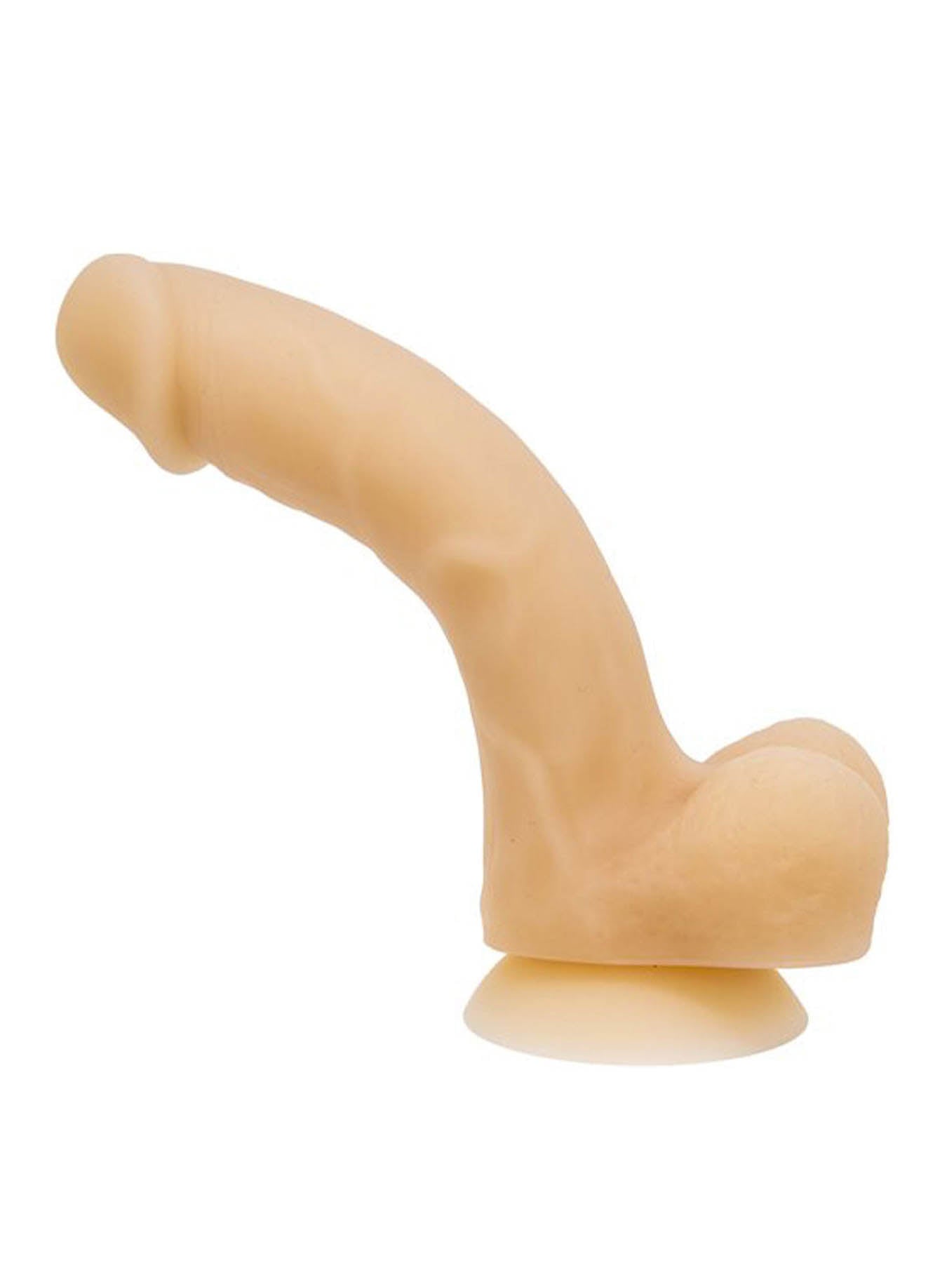 BMS Bendable David 8 Inch Suction Dildo