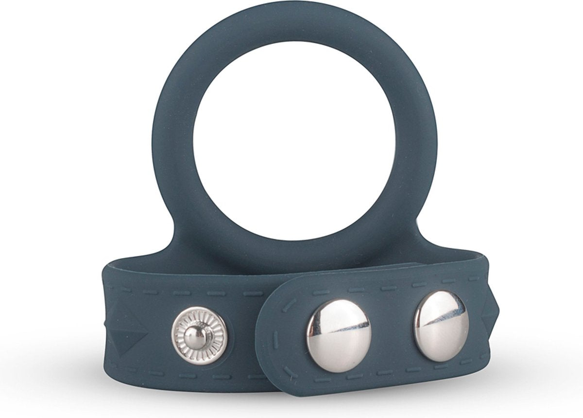 Boners - Cock-Ring & Adjustable Ball Strap - Large - Grey