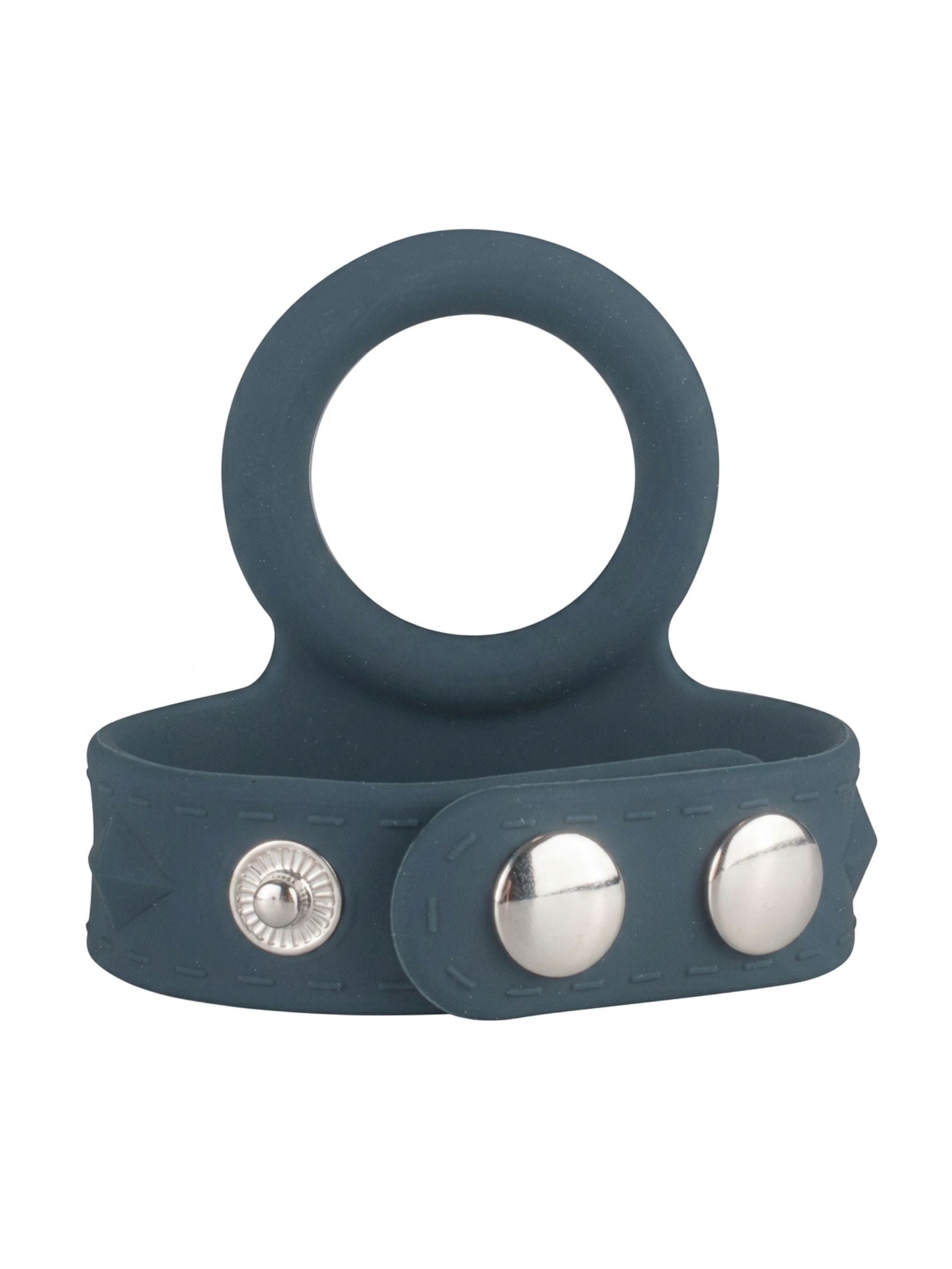 Boners - Cock-Ring & Adjustable Ball Strap - Small -Grey