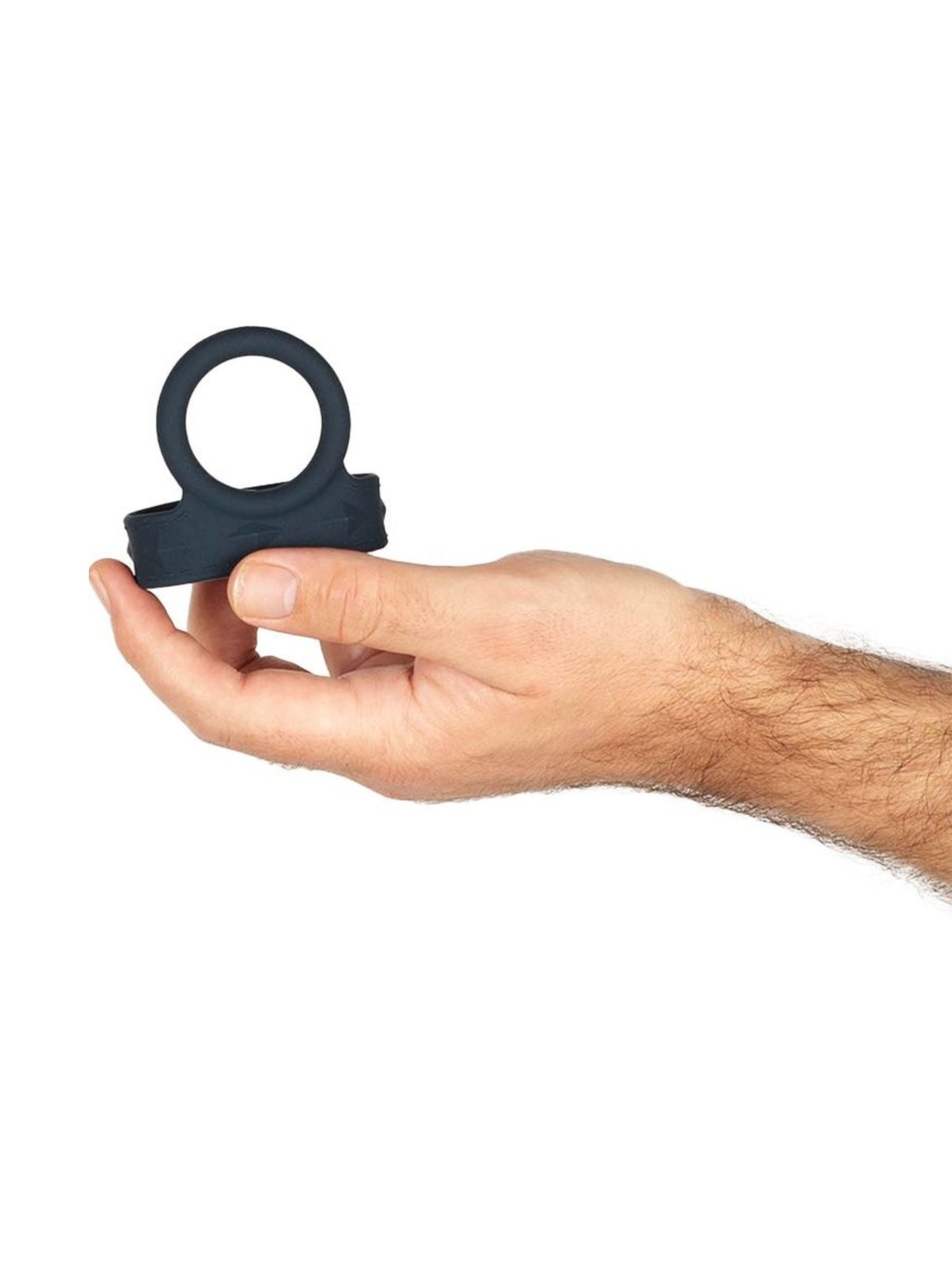 Boners - Cock-Ring & Adjustable Ball Strap - Small -Grey