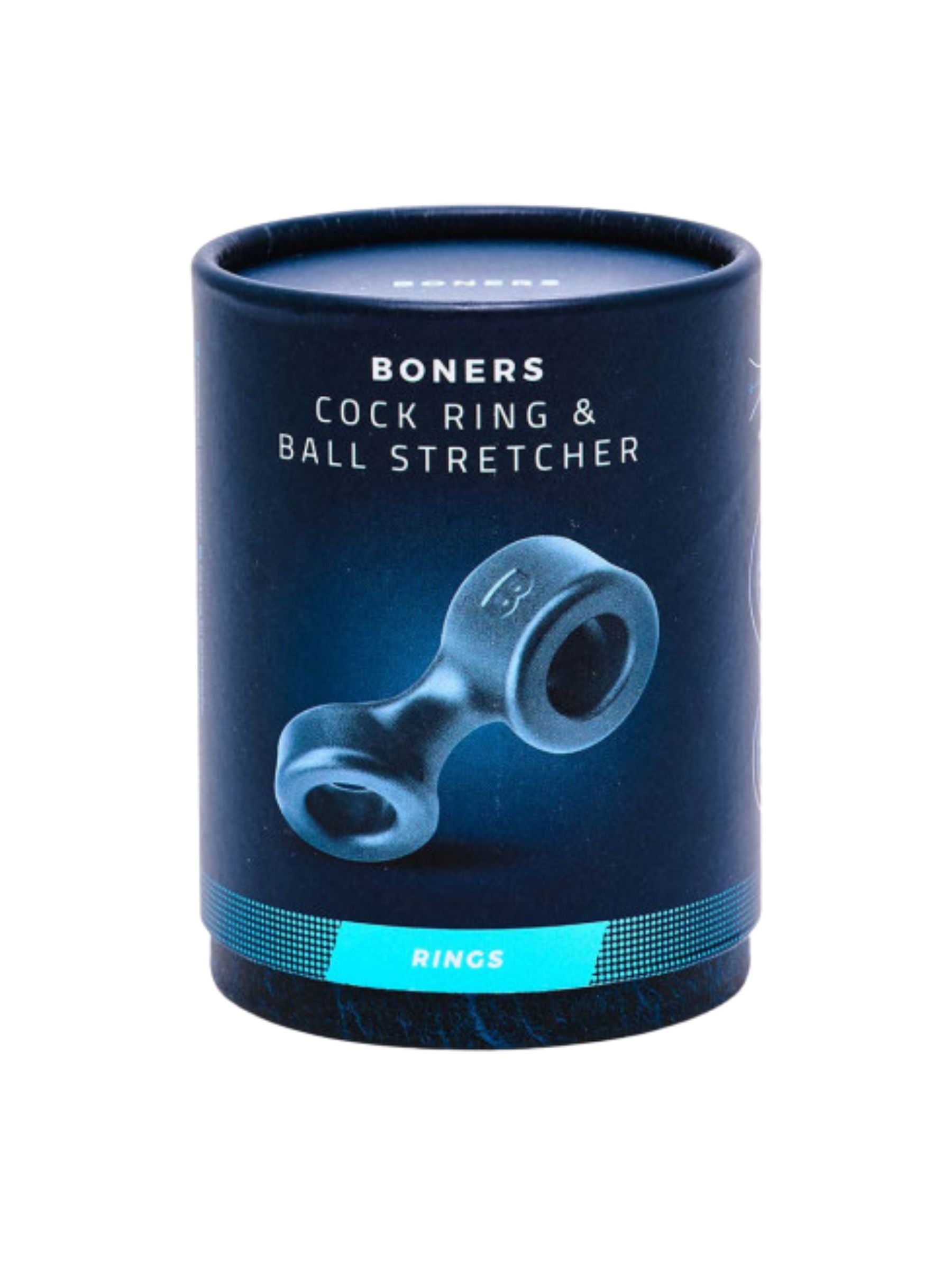 Boners Cock-Ring & Ball-Stretcher - Grey