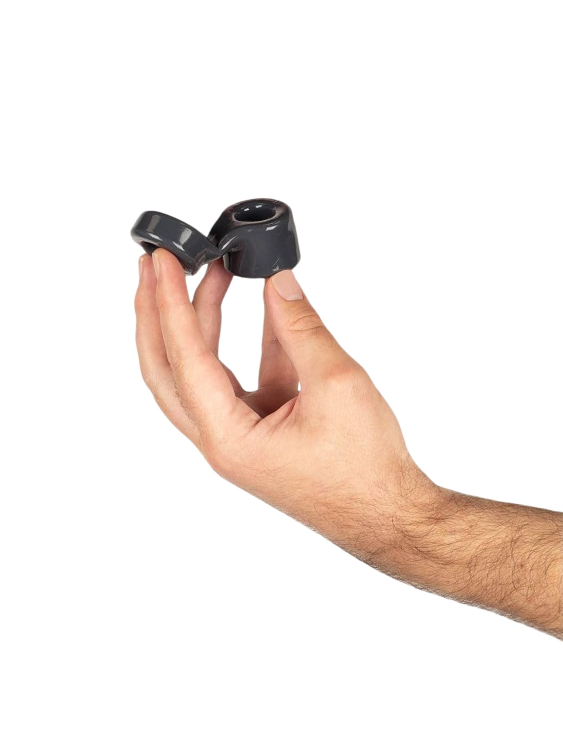 Boners - Cock-Ring And Ball- Stretcher - Grey