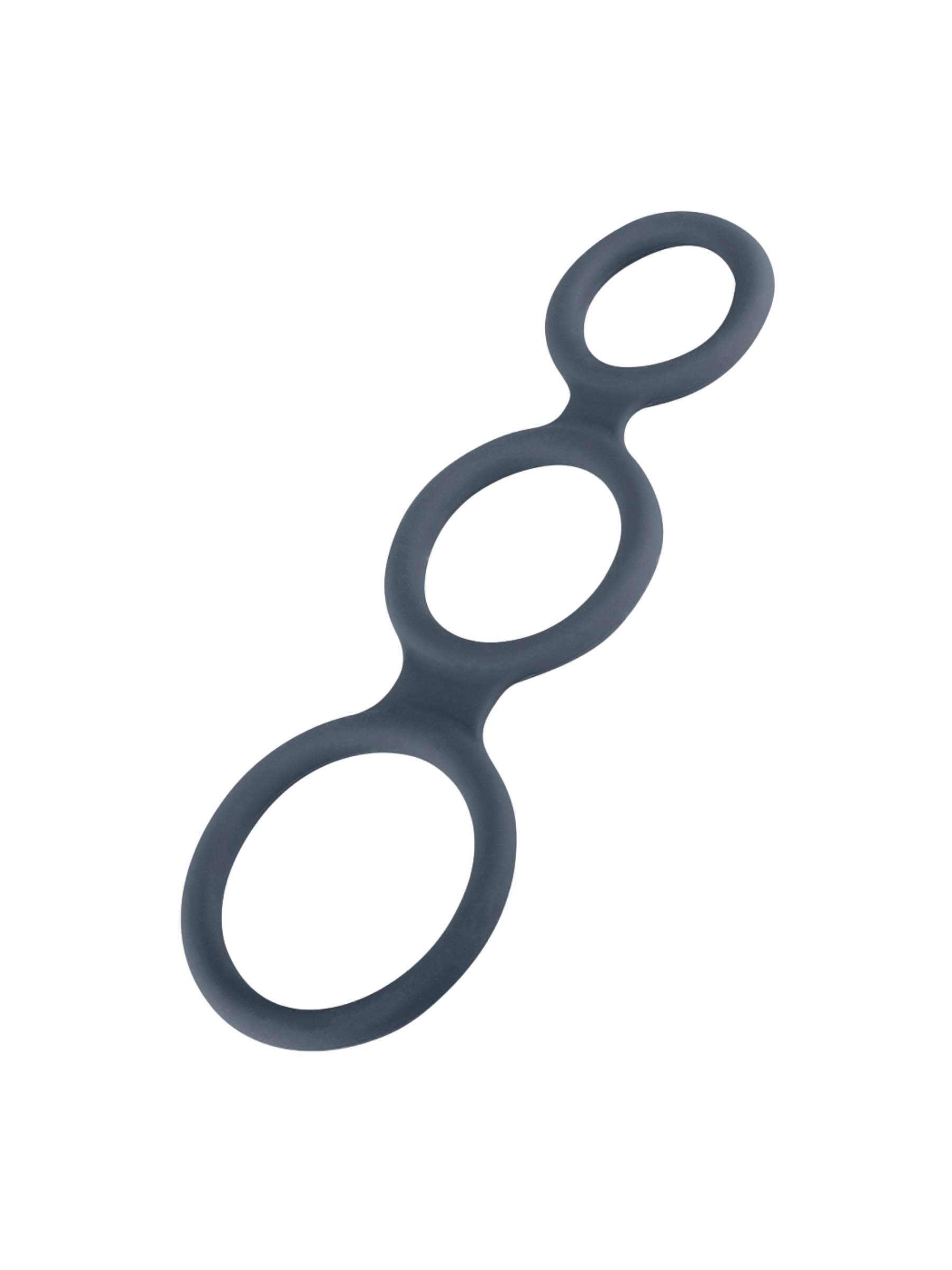 Boners Triple Cock Ring - Blue Grey