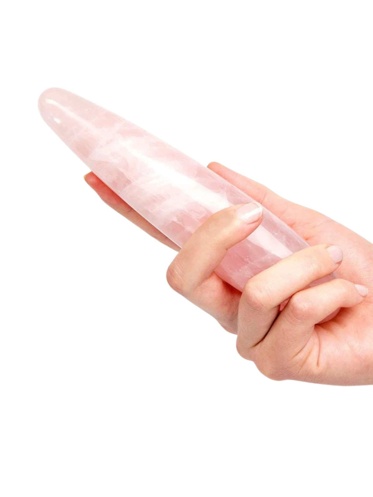Chakrubs Heart Original – Rose Quartz Crystal Dildo