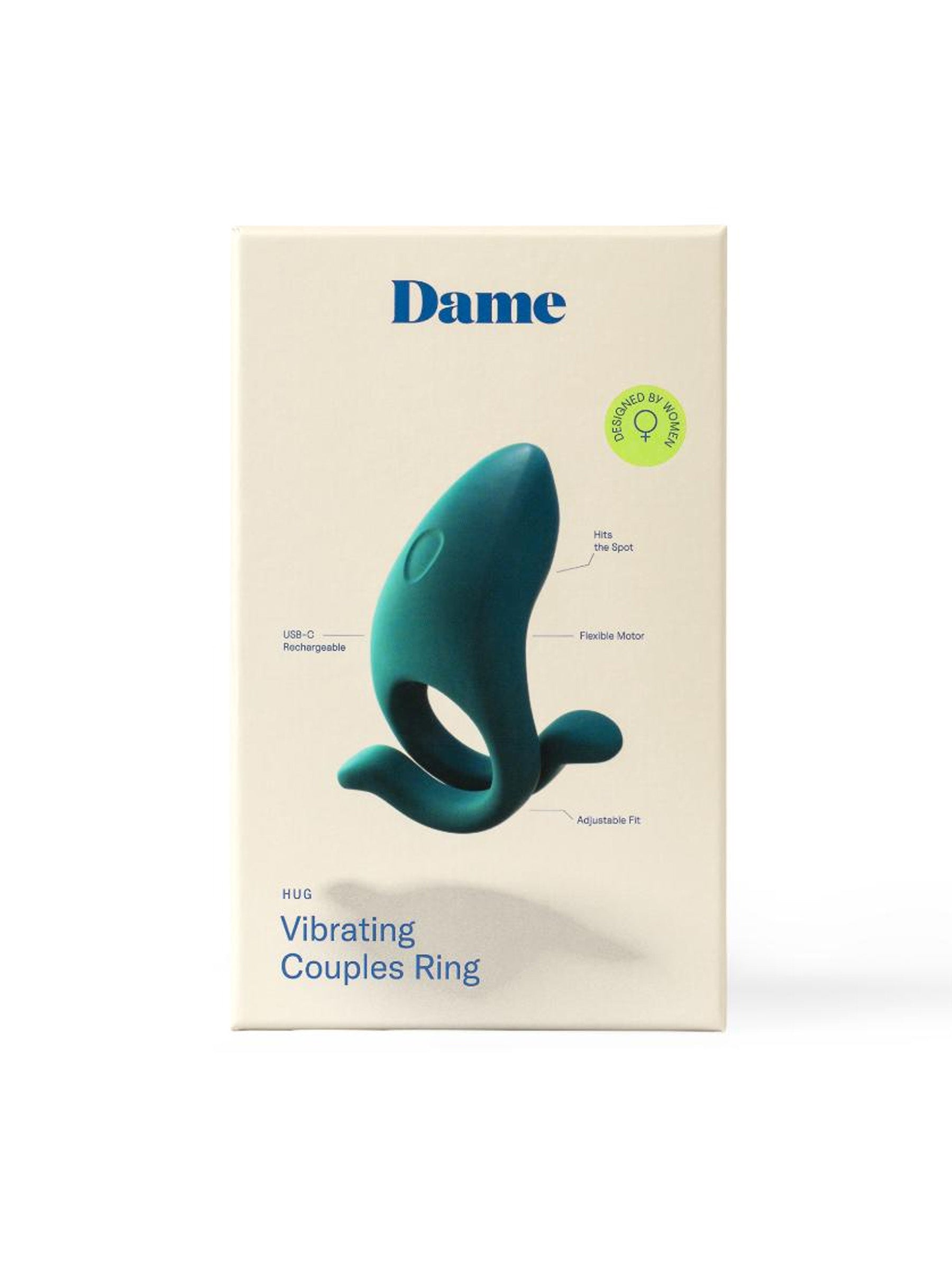 Dame Hug Adjustable Vibrating C-Ring