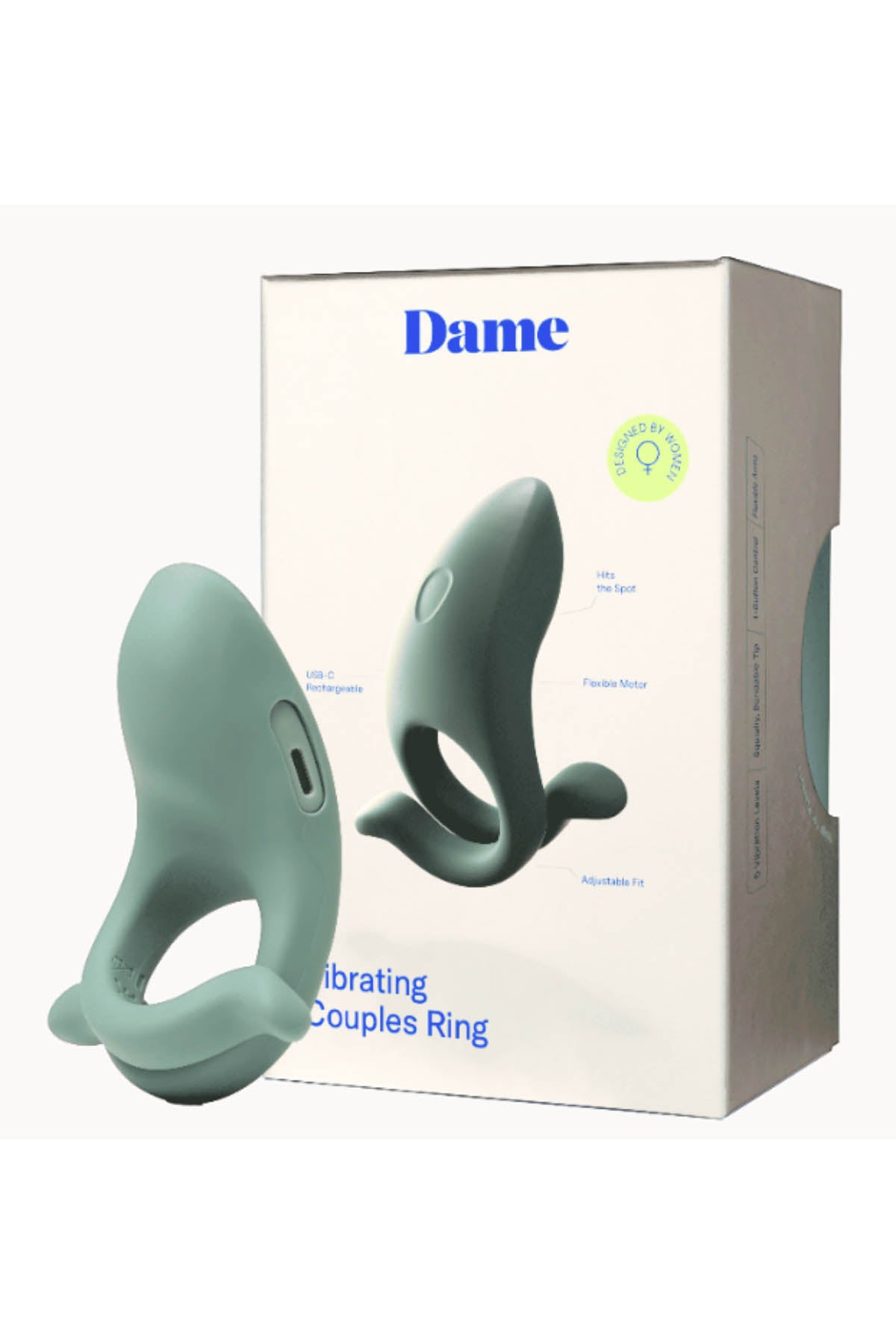 Dame Hug Adjustable Vibrating C-Ring