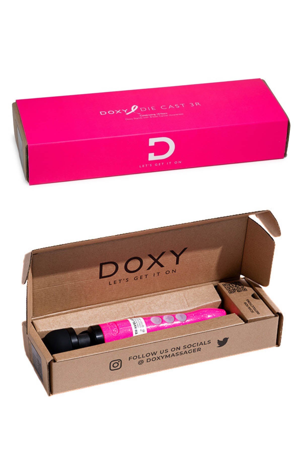 Doxy 3R Hot Die Cast - Wand Massager - Pink