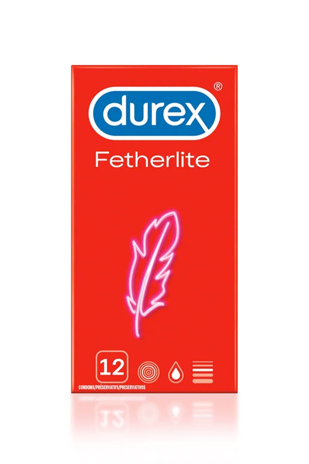 Durex FeatherLite Condoms - 12 Pack