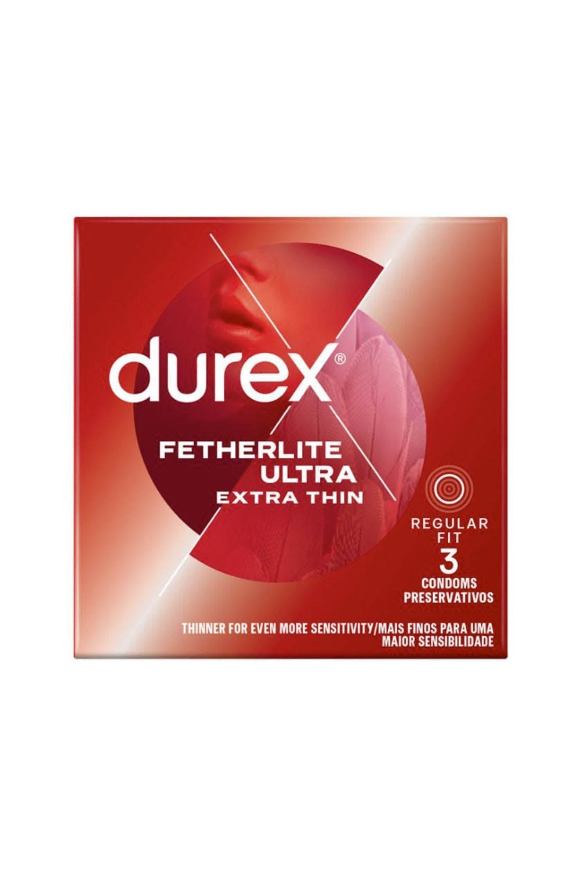 Durex FeatherLite Ultra Condoms - 3 Pack