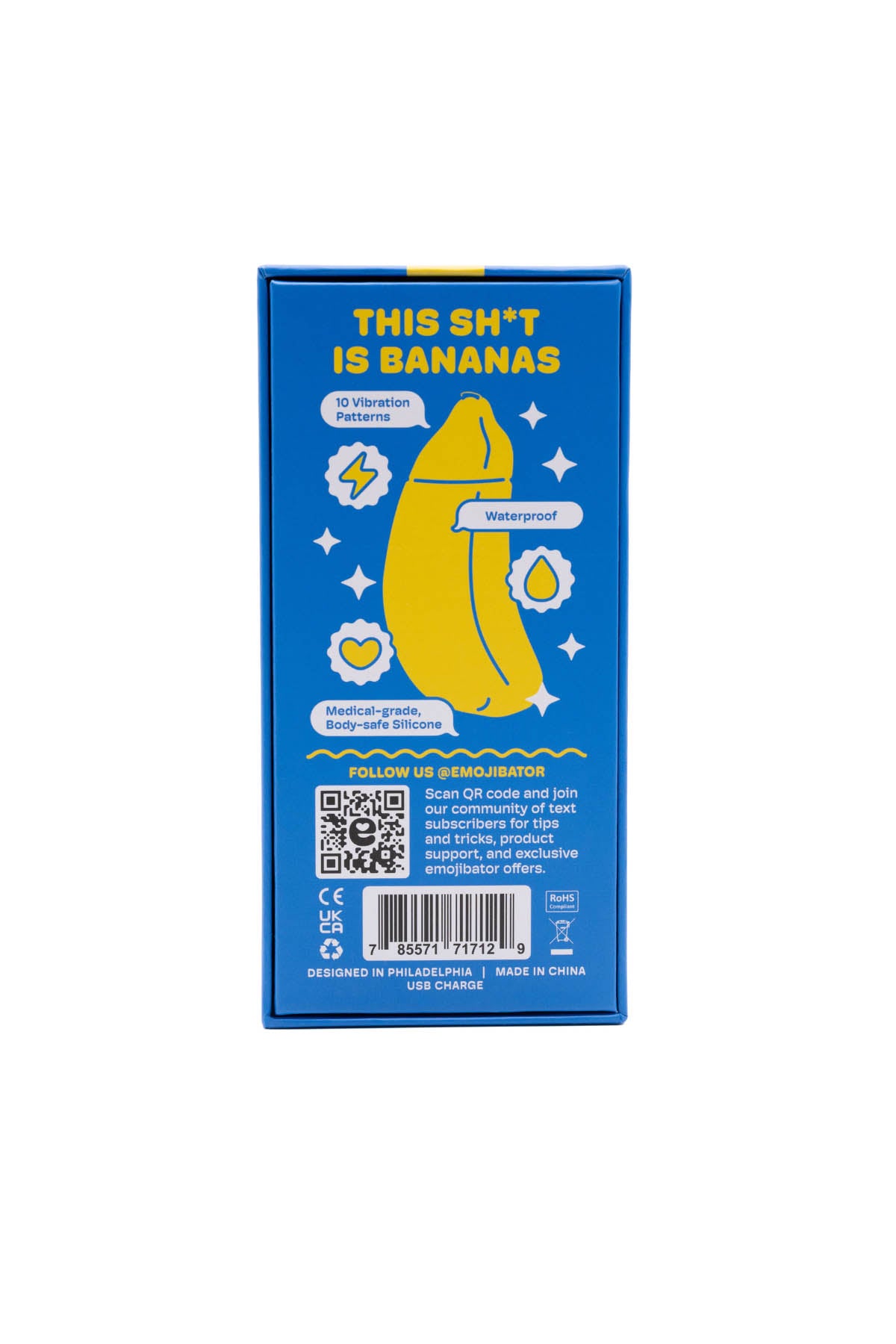 Emojibator Bullet Vibrator - Banana