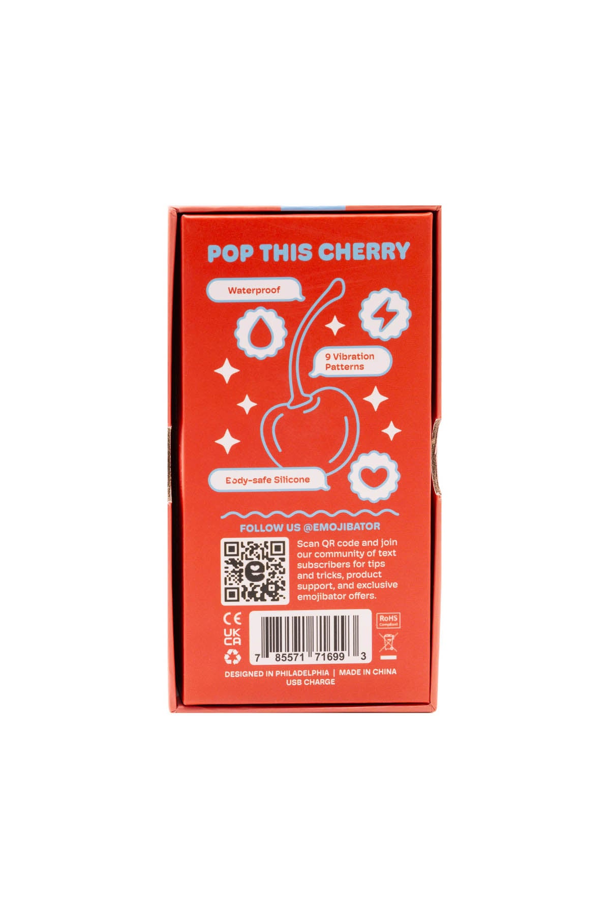 Emojibator Cherry - Mini Vibrator