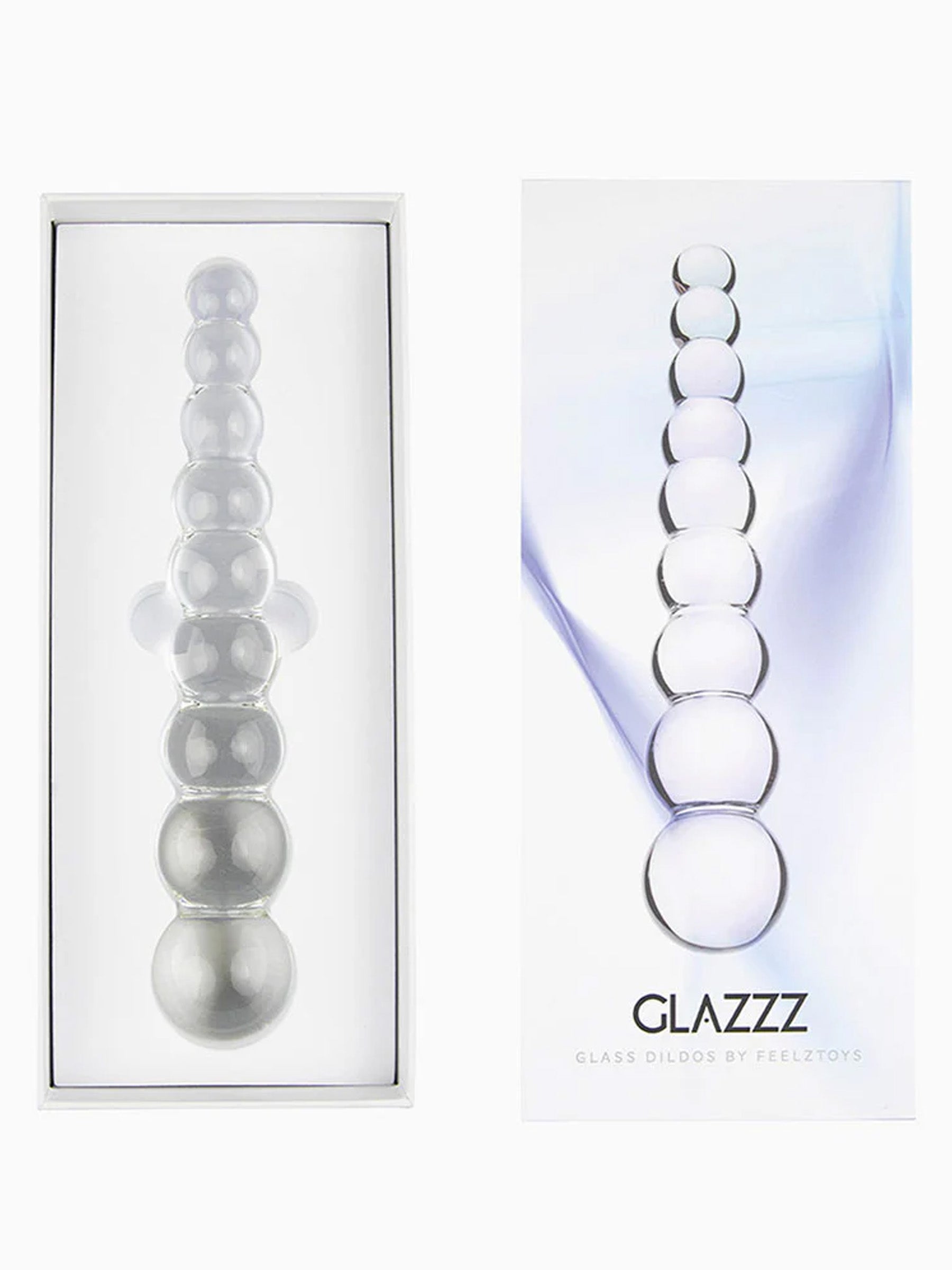feelztoys glazzz glass dildo crystal delight