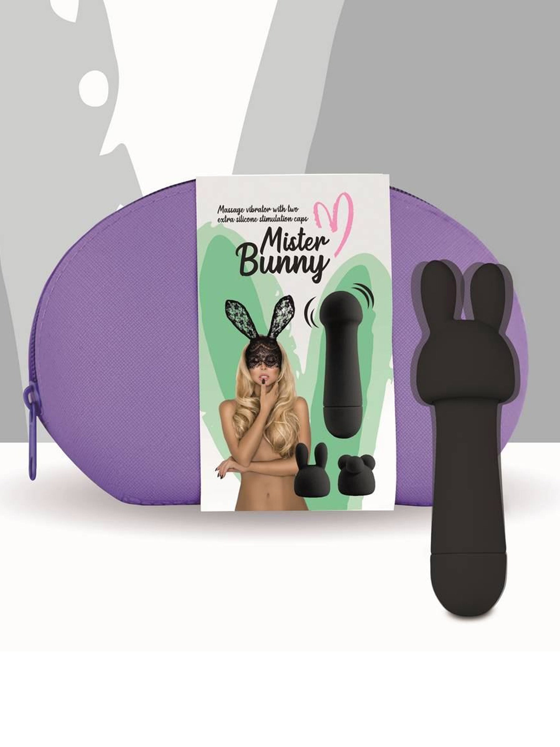 feelztoys mister bunny vibrator black