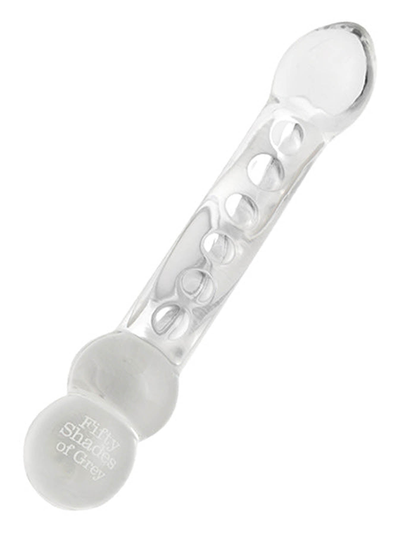 Fifty Shades Drive Me Crazy Glass Dildo