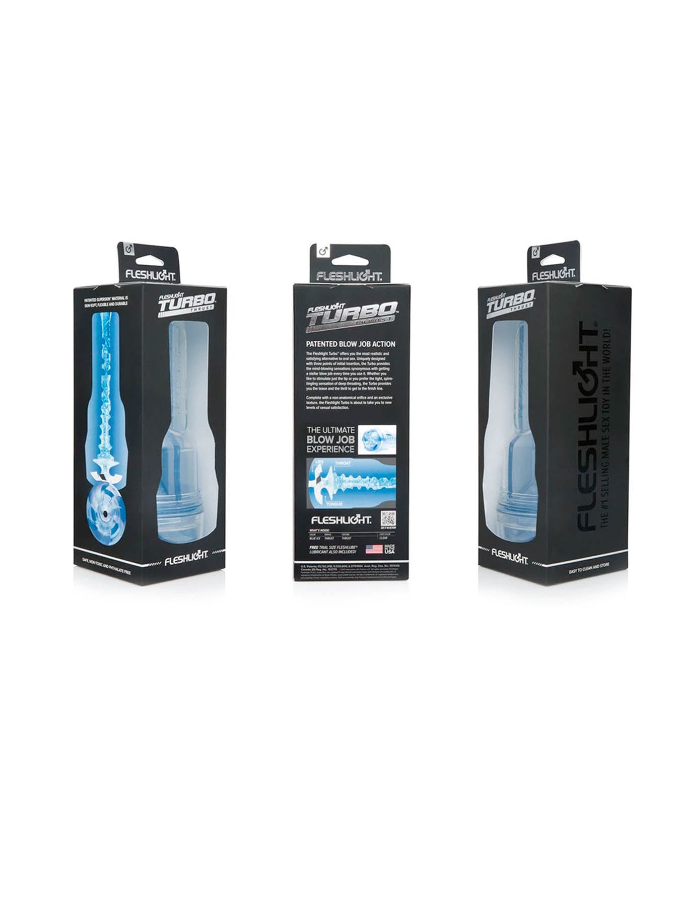 Fleshlight Fleshjack Turbo Thrust Ice - Blue