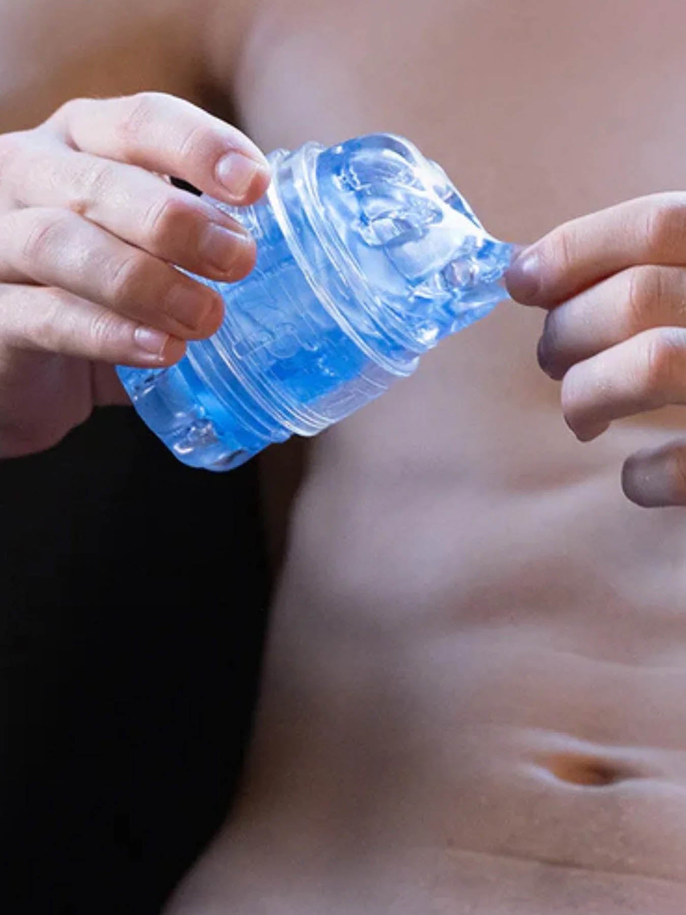 Fleshlight Quickshot Turbo - Ice - Blue