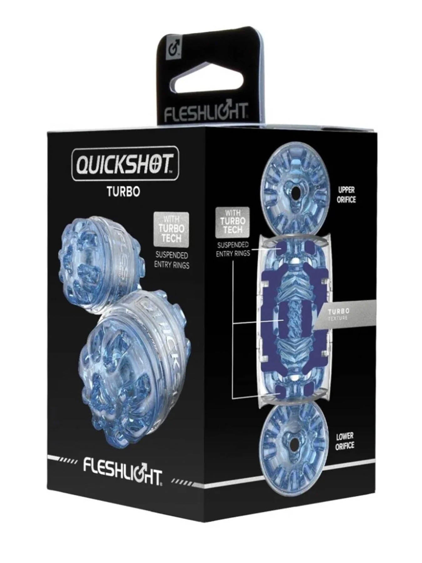 Fleshlight Quickshot Turbo - Ice - Blue