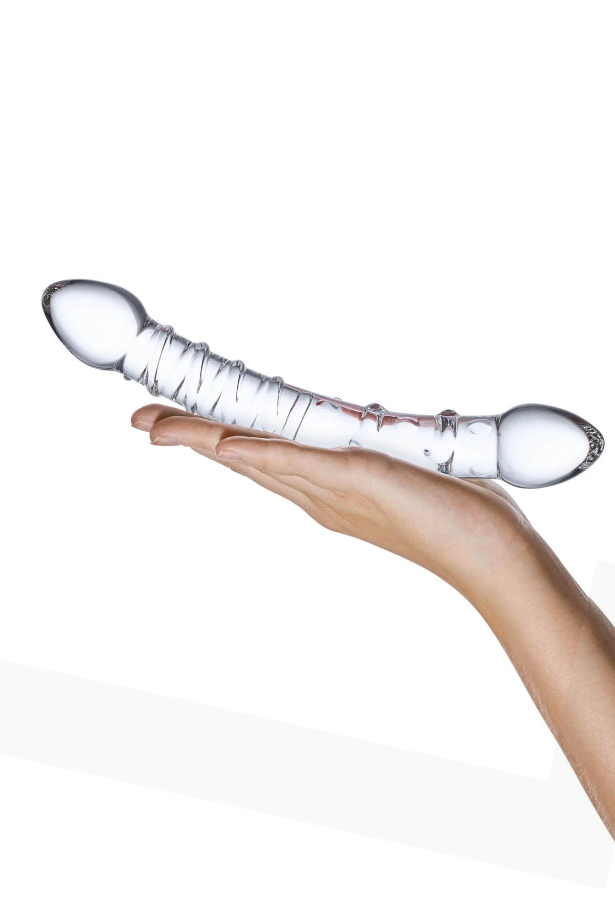 Glass Double Trouble - Glass Dildo