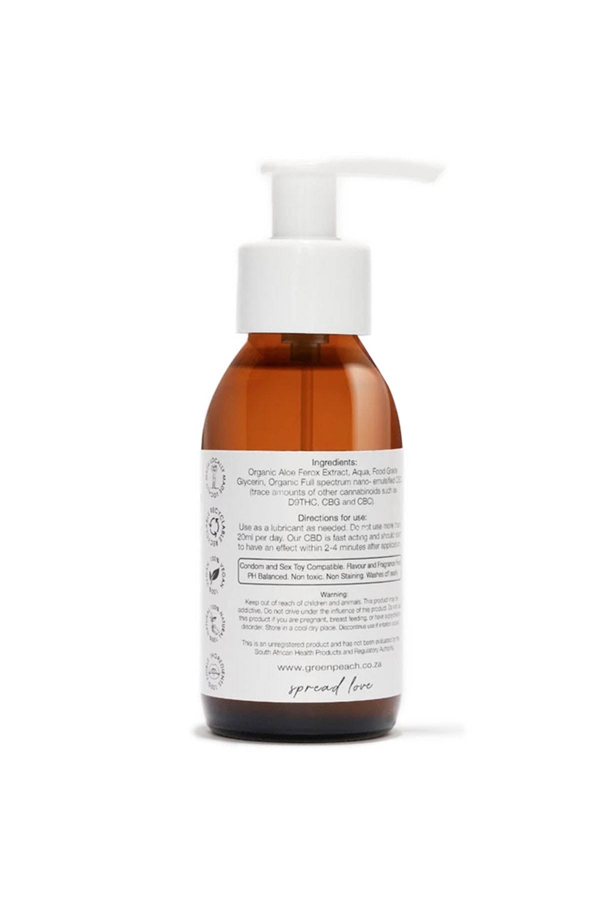 Green Peach Essensually Wild CBD Lubricant - 100ml