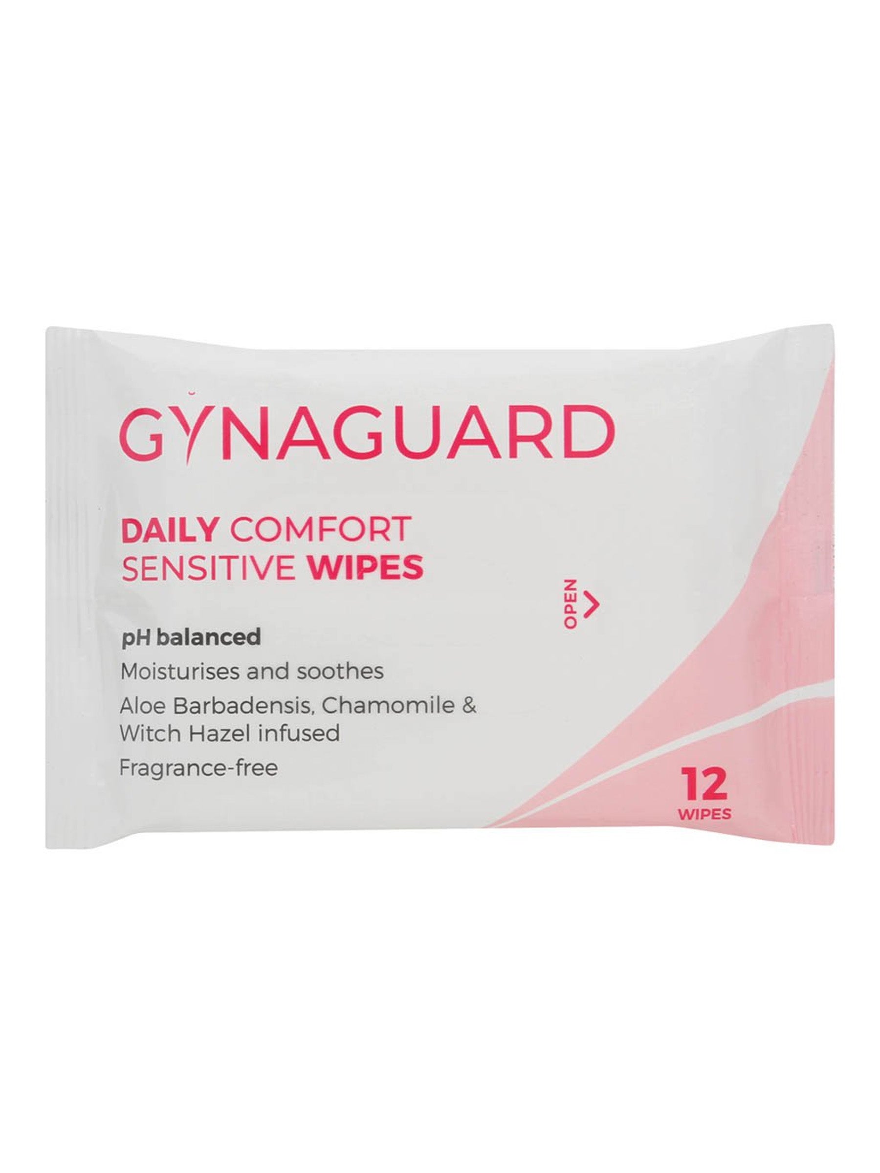 Gynaguard Daily Wipes Sensitive 12's
