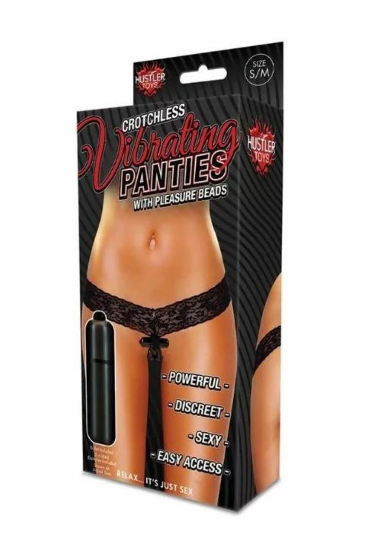 Hustler Toys Vibrating Pleasure-Bead Panties