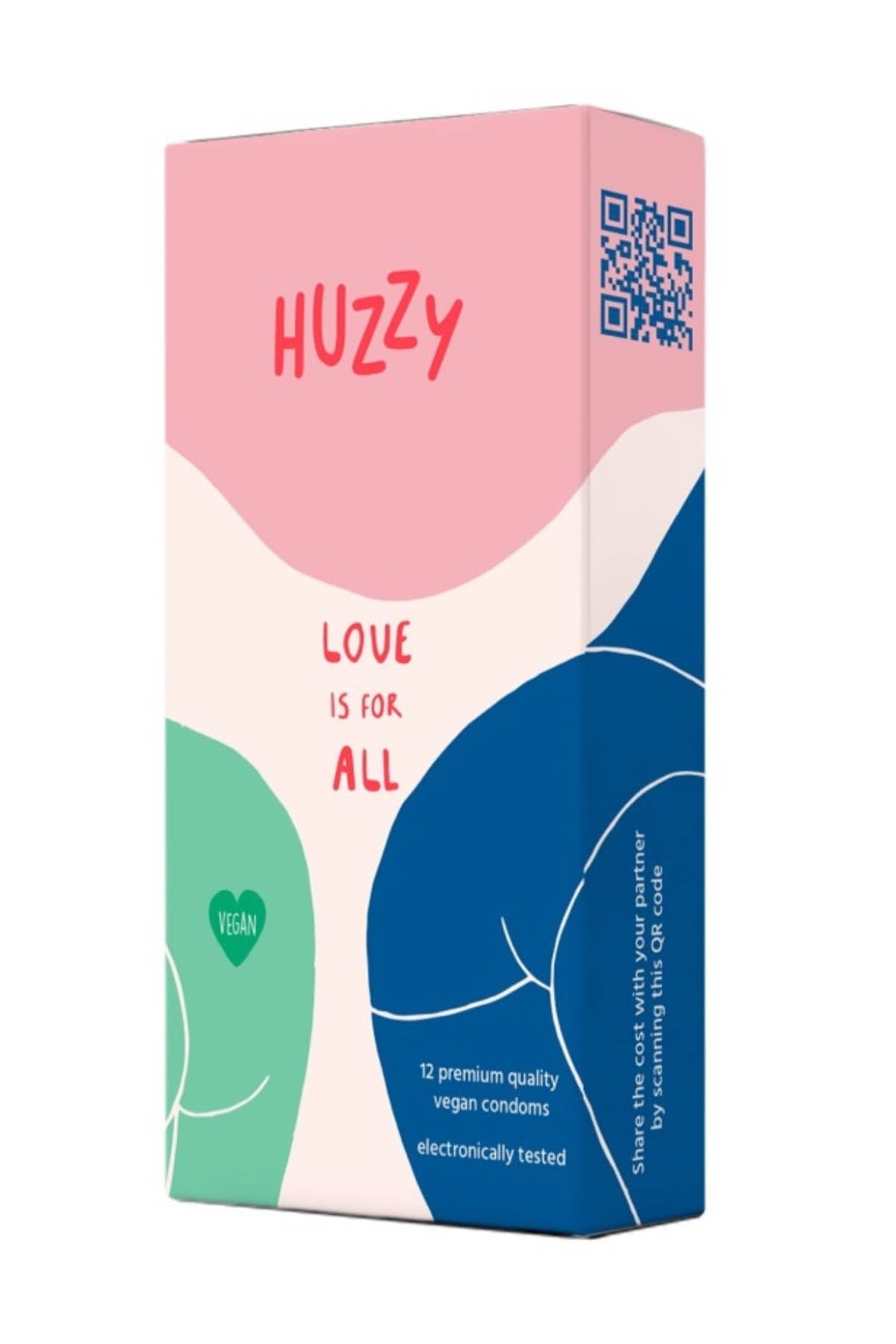 Huzzy Vegan Condoms - 12 Pack