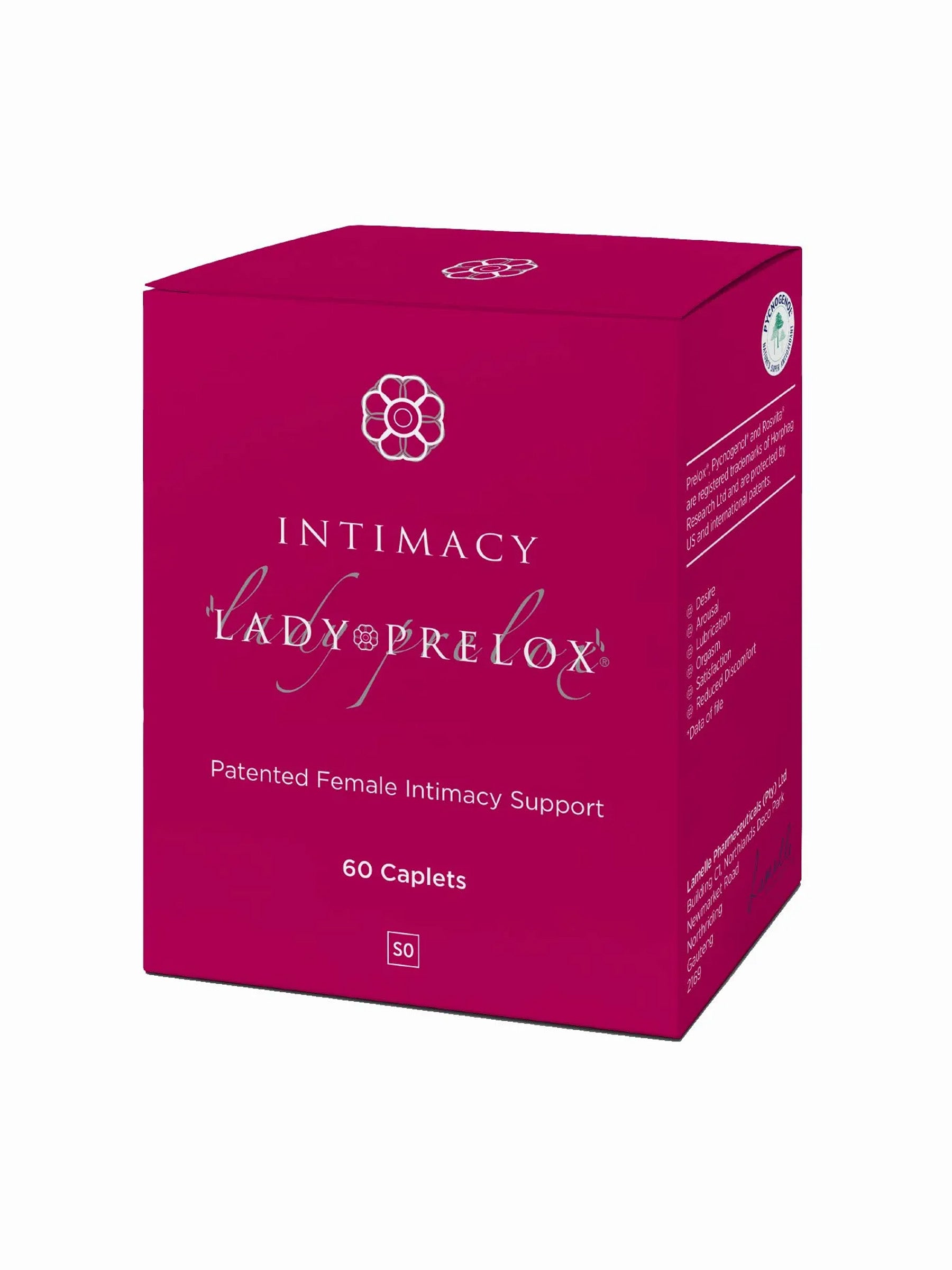 Lamelle Lady Prelox Female Intimacy Supplement - 60 Pack